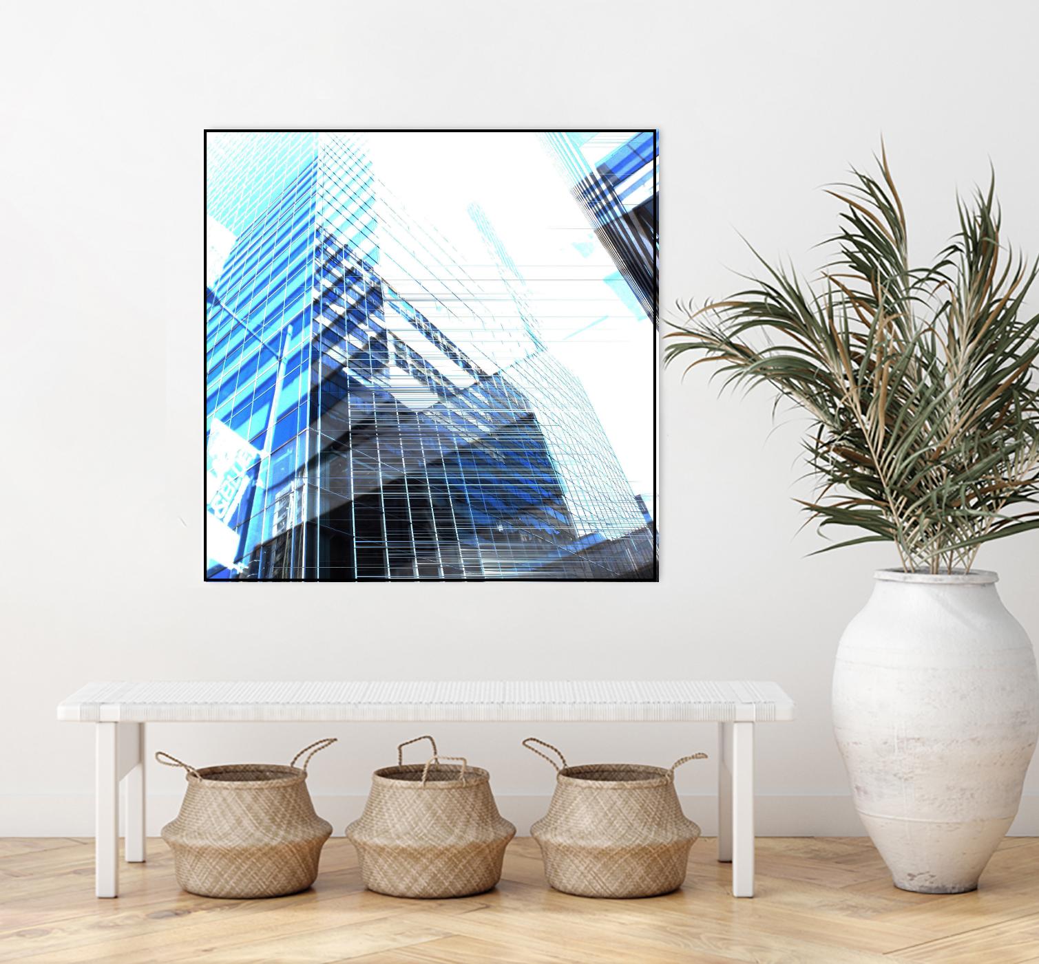 Urban Distortion II by Jean-François Dupuis on GIANT ART - white city scene superposition