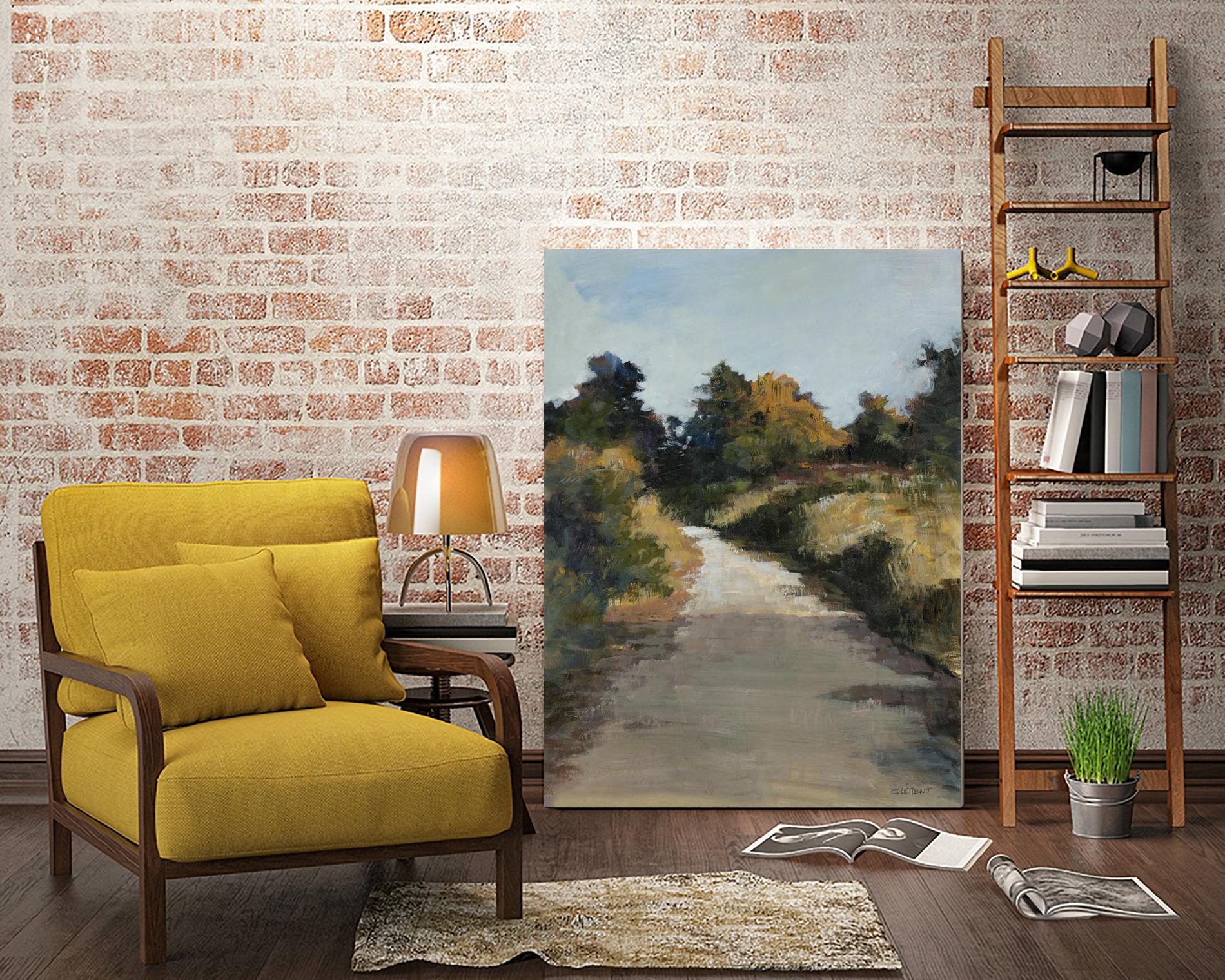 Secret Path by Jacques Clement on GIANT ART - beige landscape route
