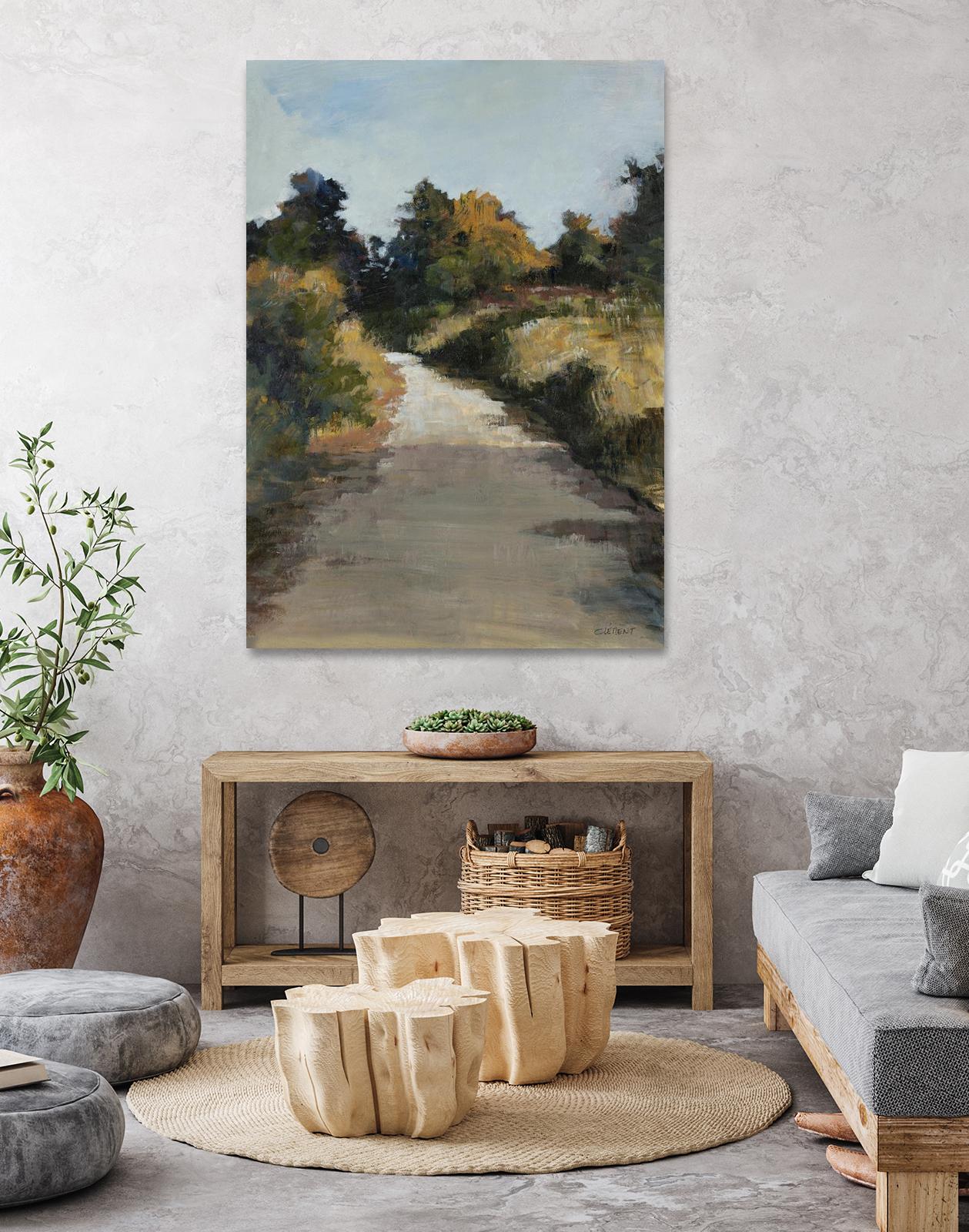 Secret Path by Jacques Clement on GIANT ART - beige landscape route