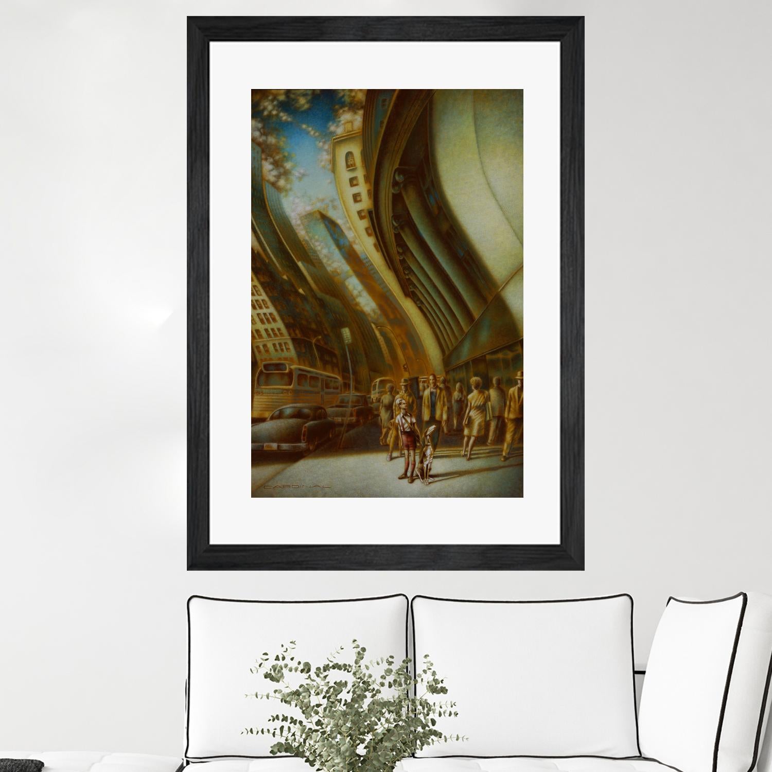 L'explorateur by Alain Cardinal on GIANT ART - beige figurative artistes du québec