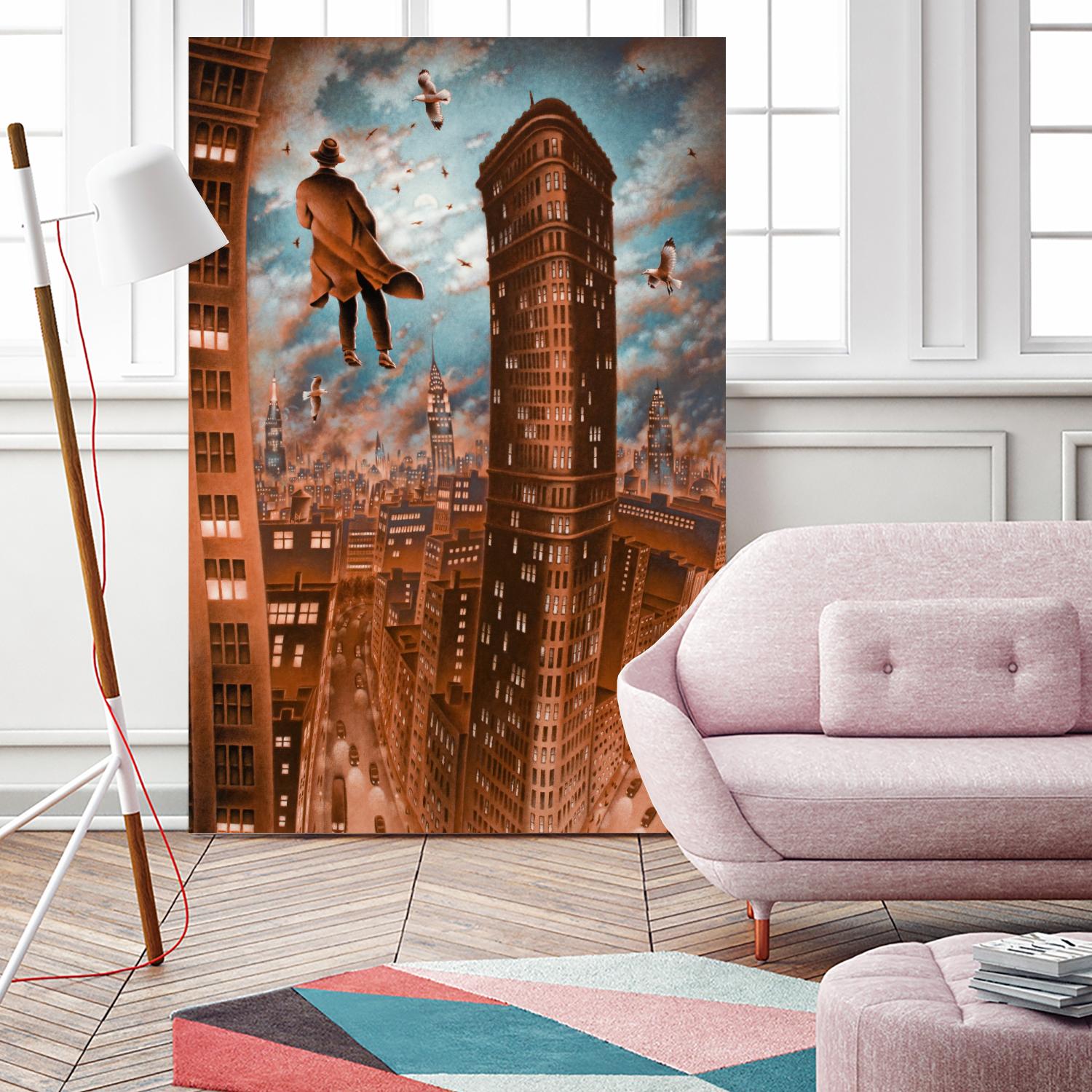 Empire d'argile by Alain Cardinal on GIANT ART - beige whimsical la nuit