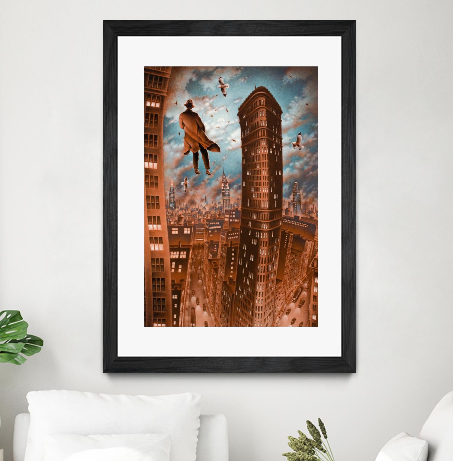 Empire d'argile by Alain Cardinal on GIANT ART - beige whimsical la nuit