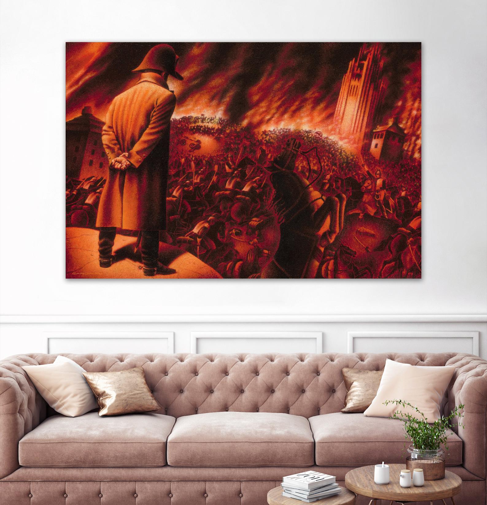Ira Imperatoris by Alain Cardinal on GIANT ART - red figurative napoleon