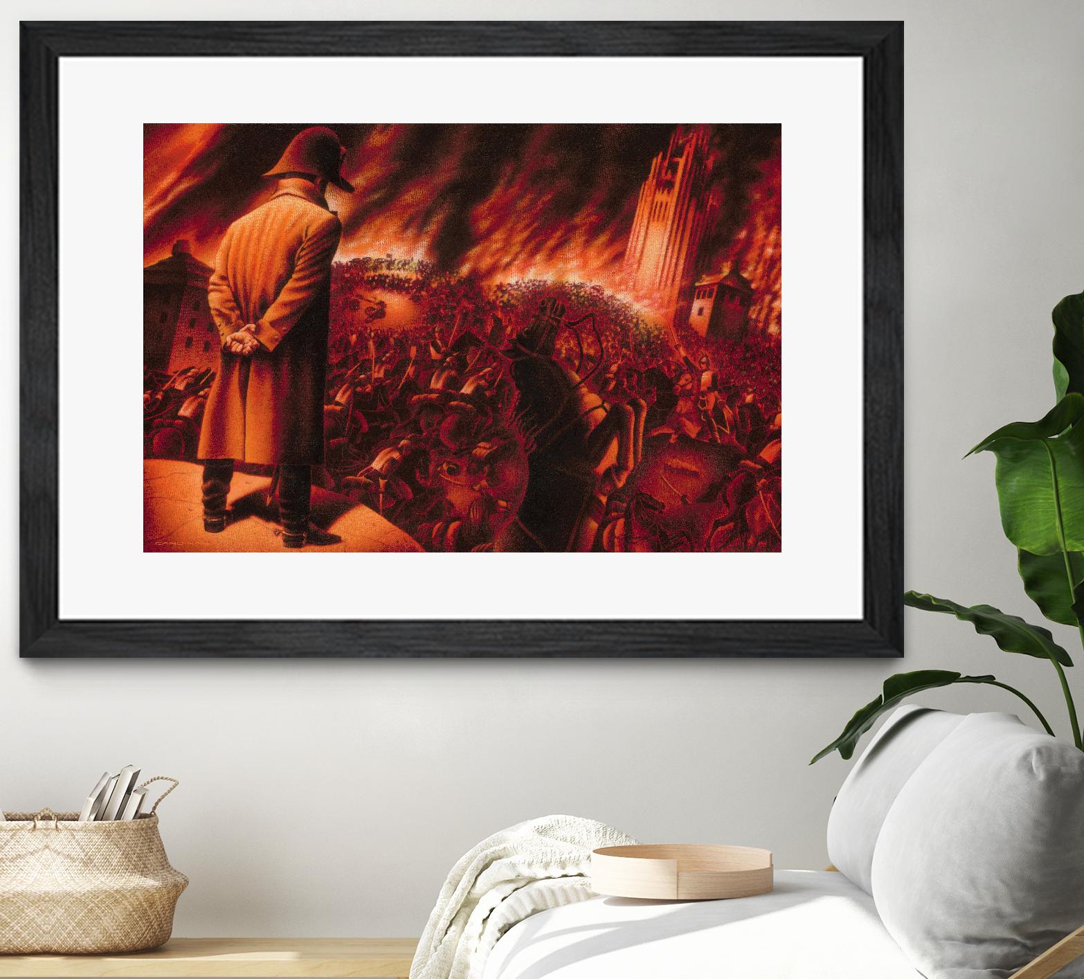 Ira Imperatoris by Alain Cardinal on GIANT ART - red figurative napoleon