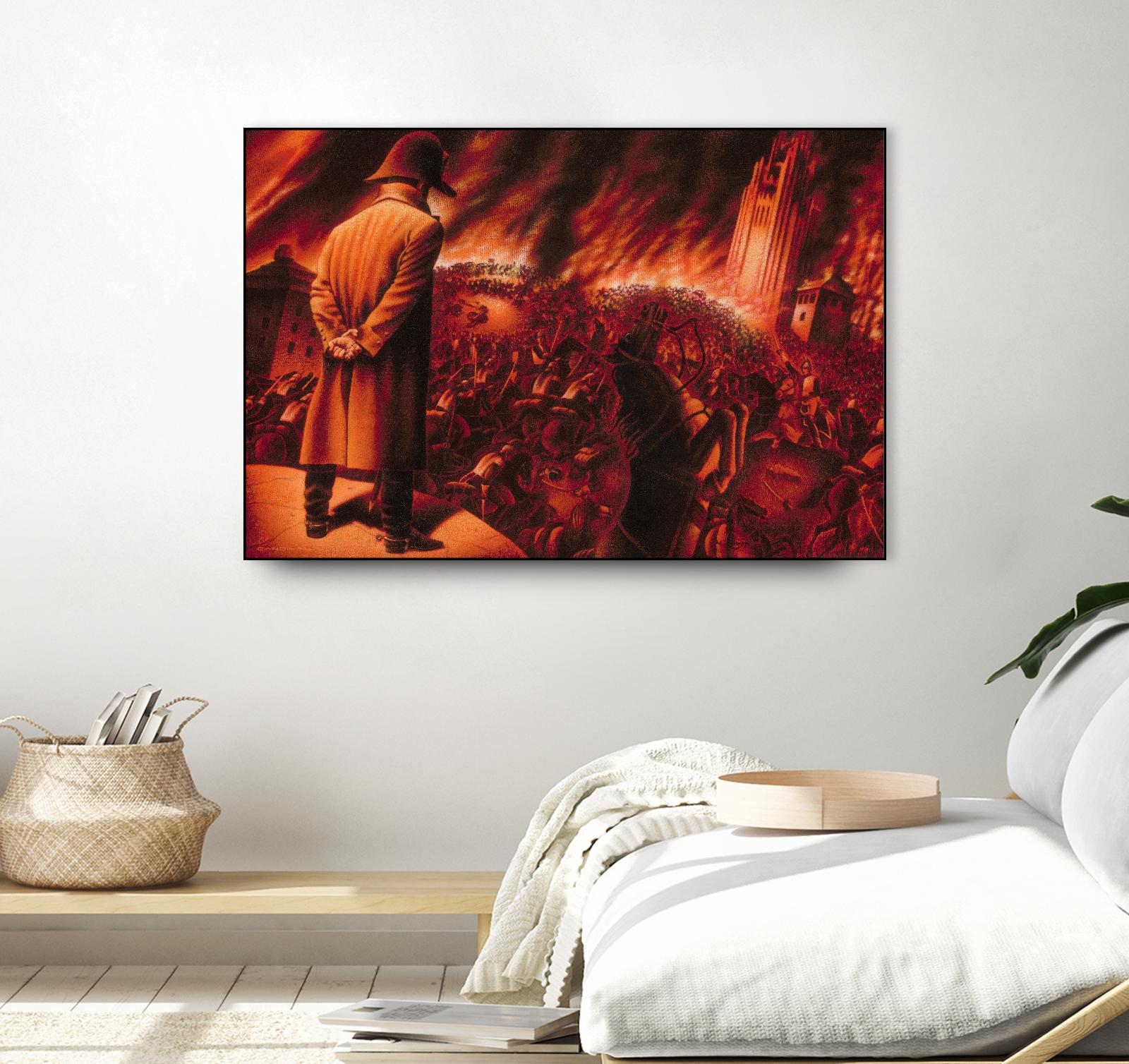 Ira Imperatoris by Alain Cardinal on GIANT ART - red figurative napoleon