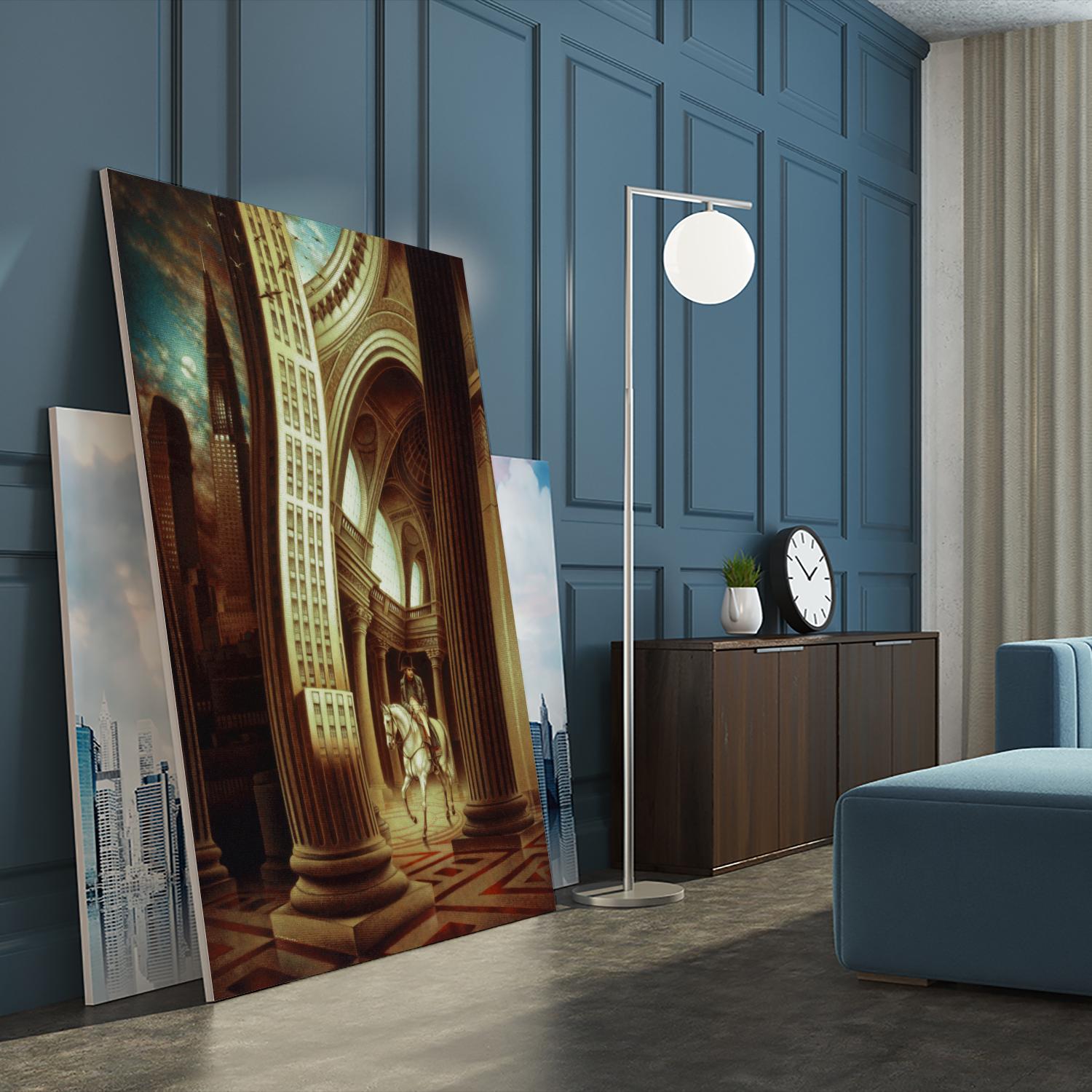 La rôdeur du Pantheon by Alain Cardinal on GIANT ART - beige whimsical napoleon