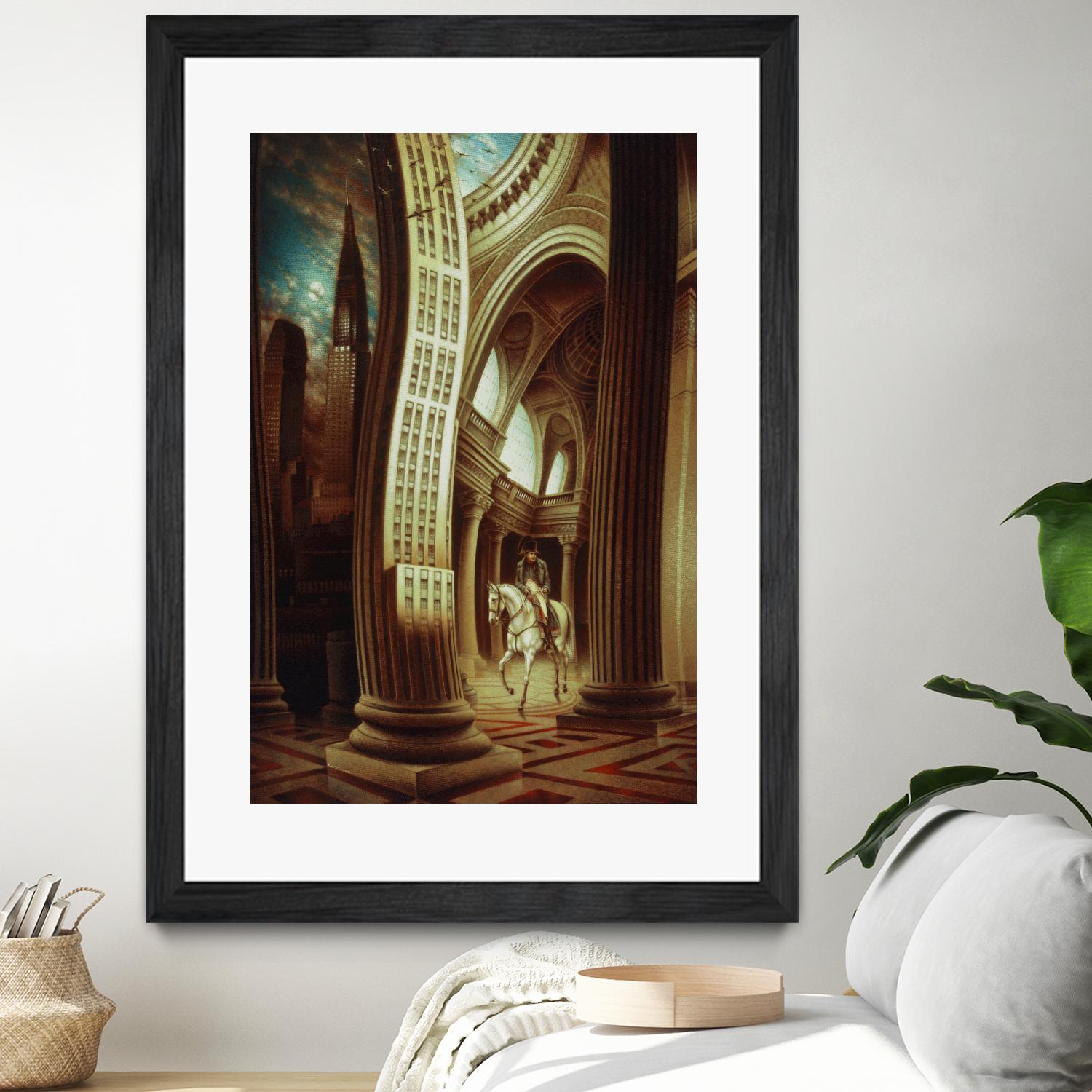 La rôdeur du Pantheon by Alain Cardinal on GIANT ART - beige whimsical napoleon