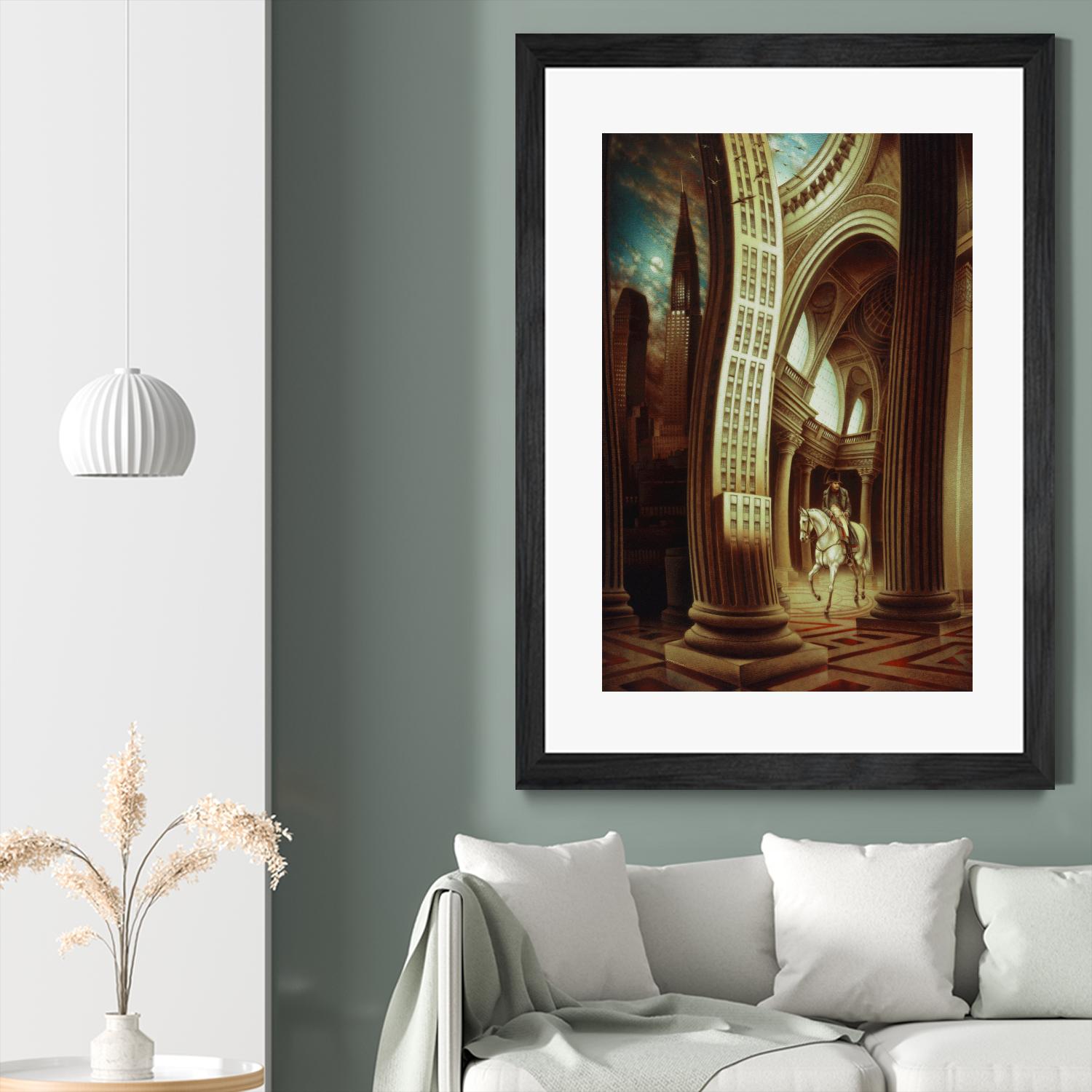 La rôdeur du Pantheon by Alain Cardinal on GIANT ART - beige whimsical napoleon