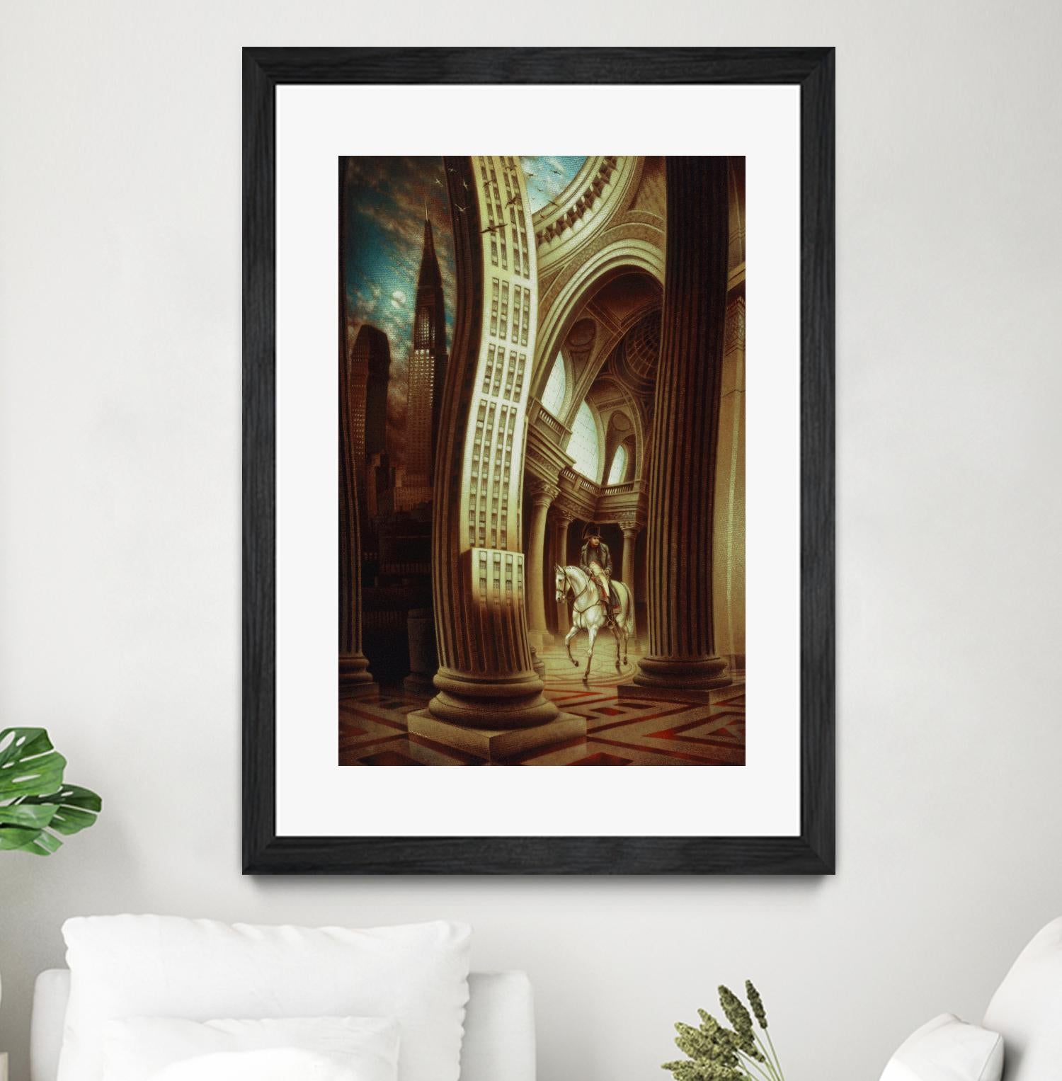 La rôdeur du Pantheon by Alain Cardinal on GIANT ART - beige whimsical napoleon