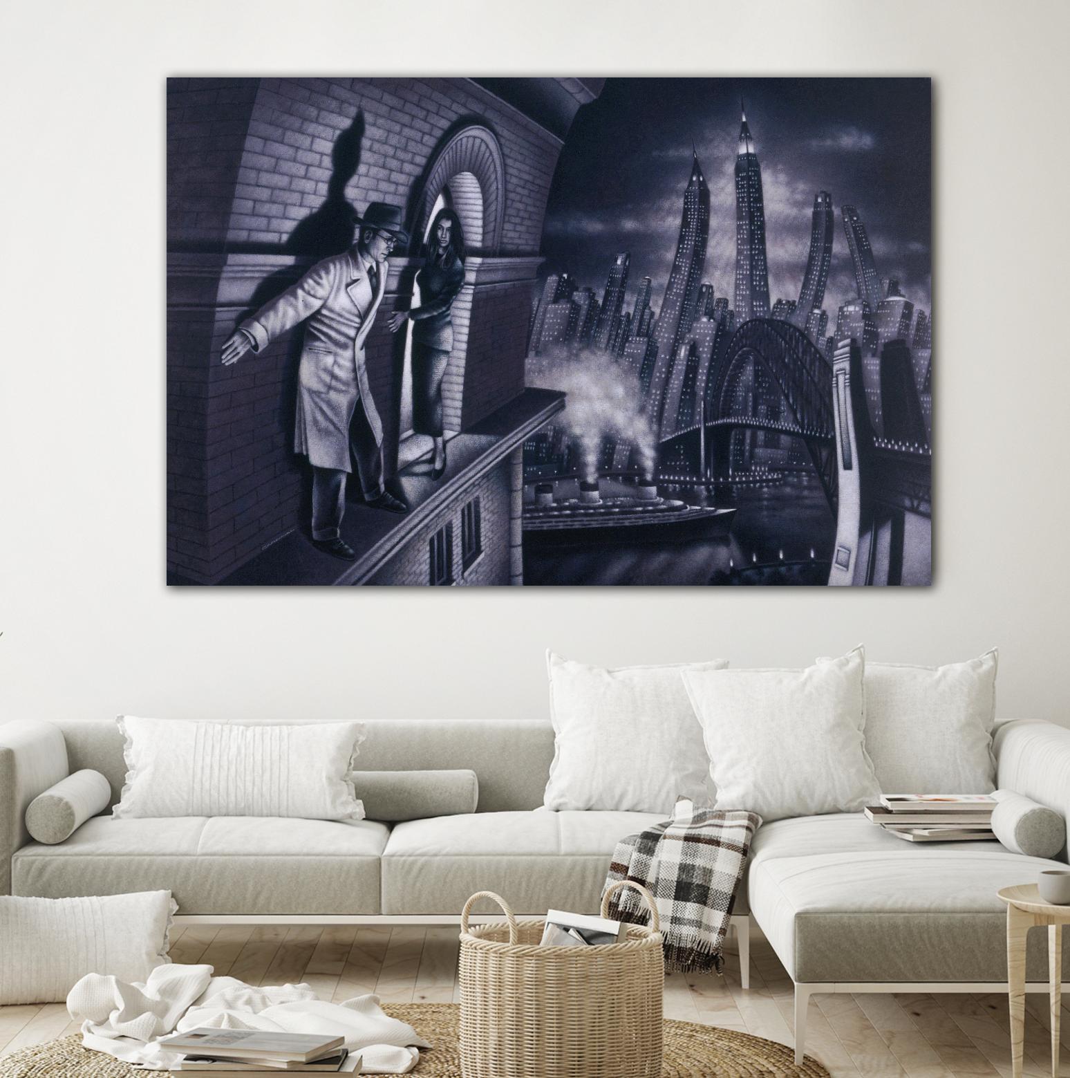 Série noire 3 by Alain Cardinal on GIANT ART - black black & white la nuit