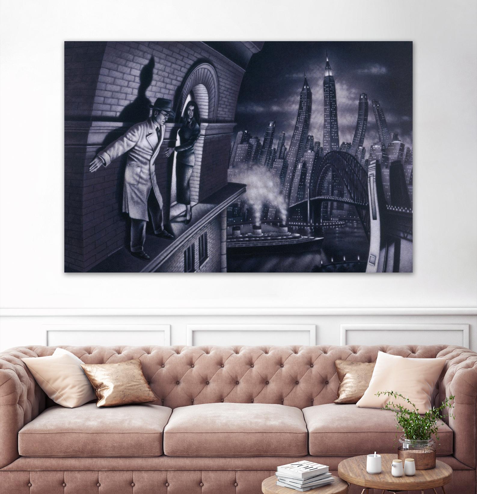 Série noire 3 by Alain Cardinal on GIANT ART - black black & white la nuit