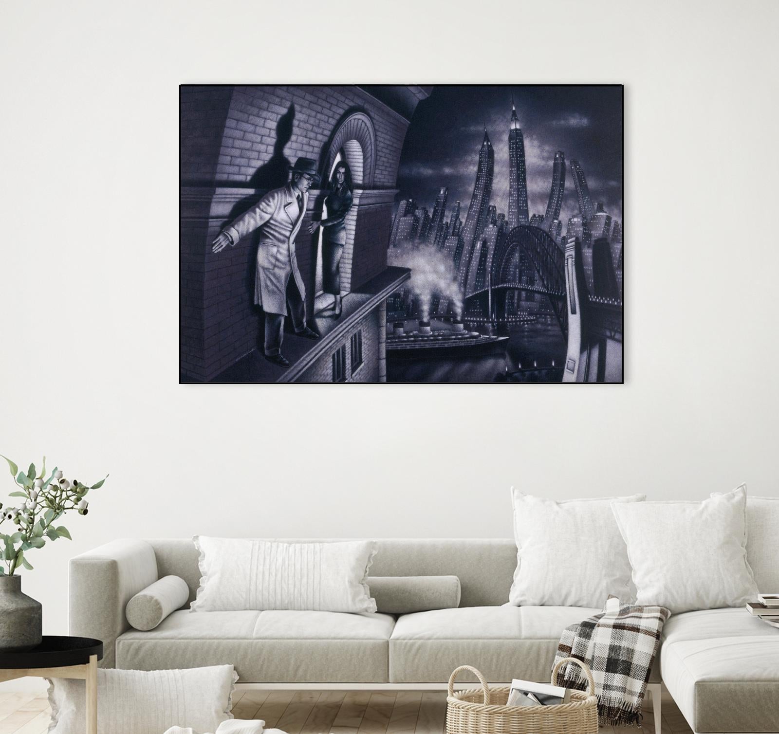 Série noire 3 by Alain Cardinal on GIANT ART - black black & white la nuit