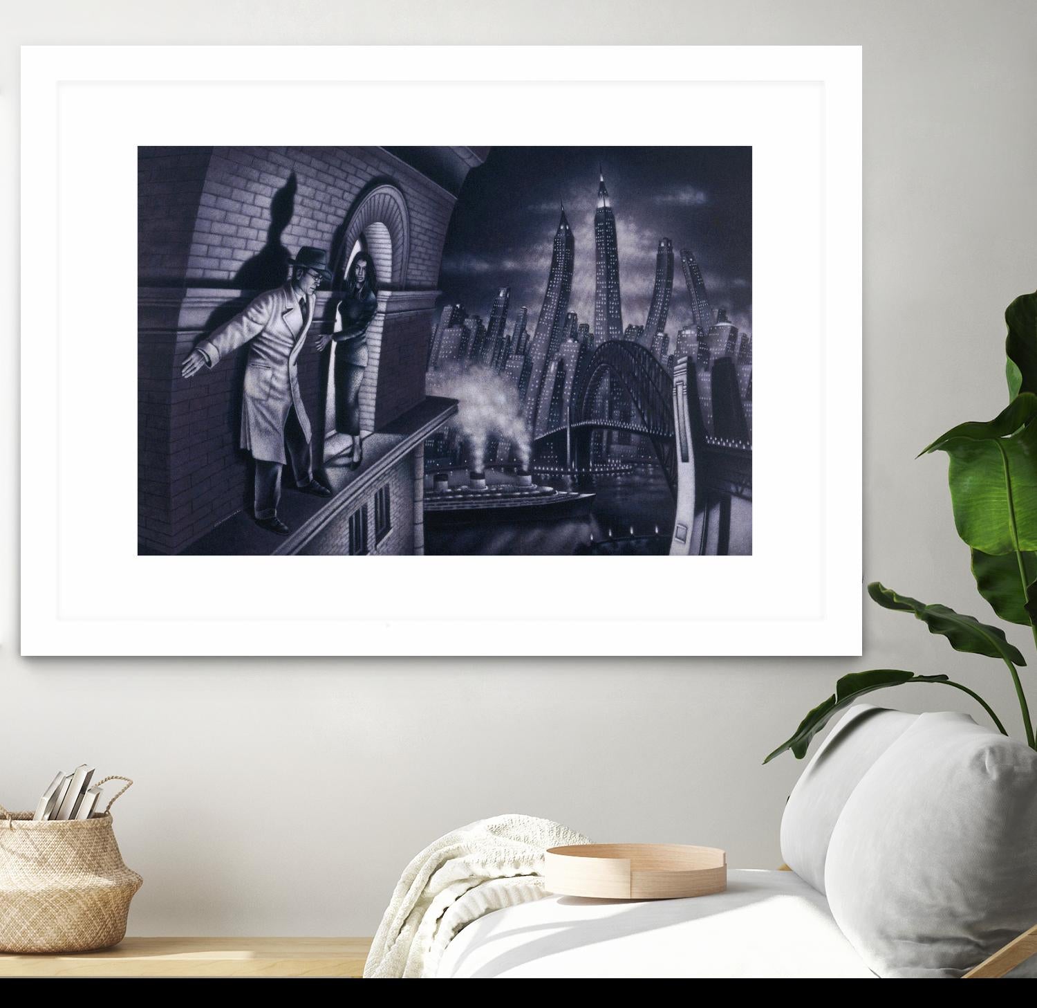 Série noire 3 by Alain Cardinal on GIANT ART - black black & white la nuit