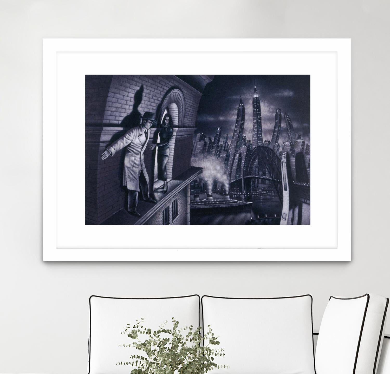 Série noire 3 by Alain Cardinal on GIANT ART - black black & white la nuit