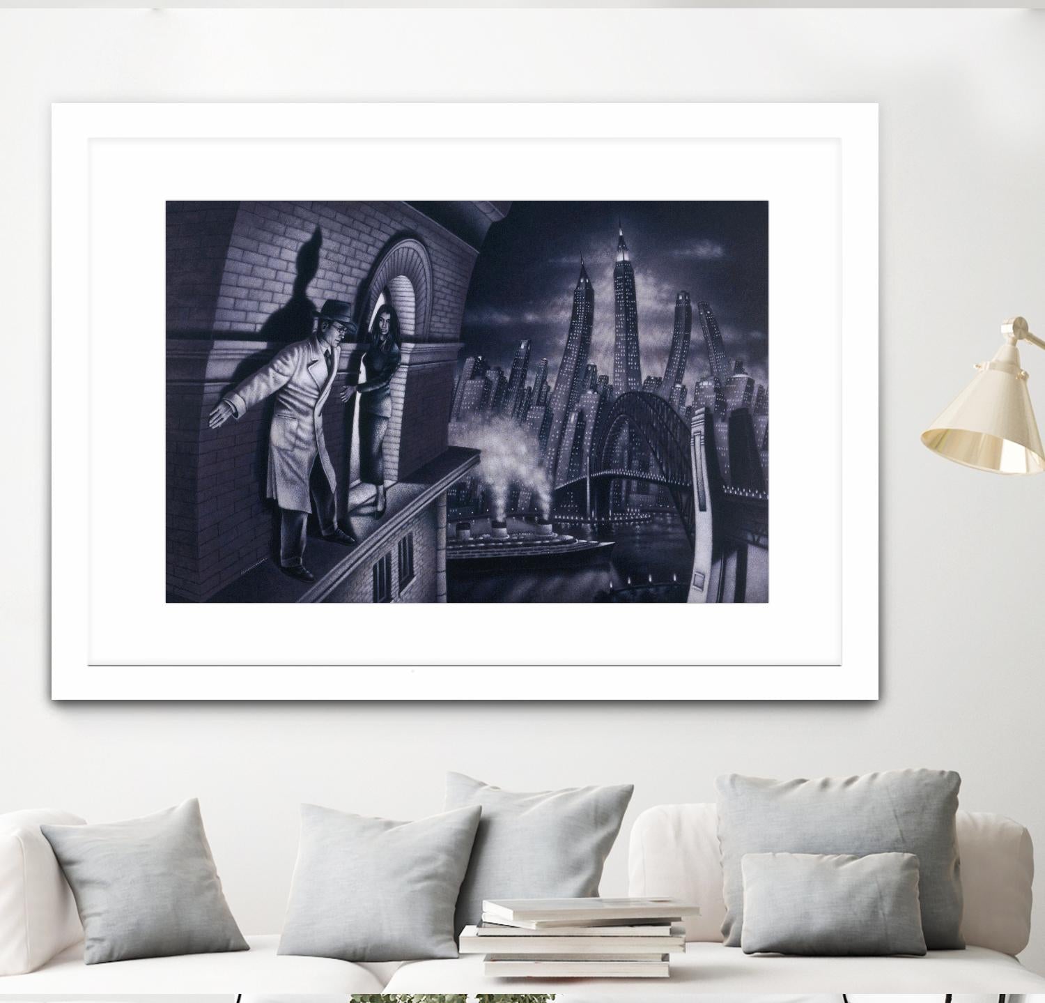 Série noire 3 by Alain Cardinal on GIANT ART - black black & white la nuit