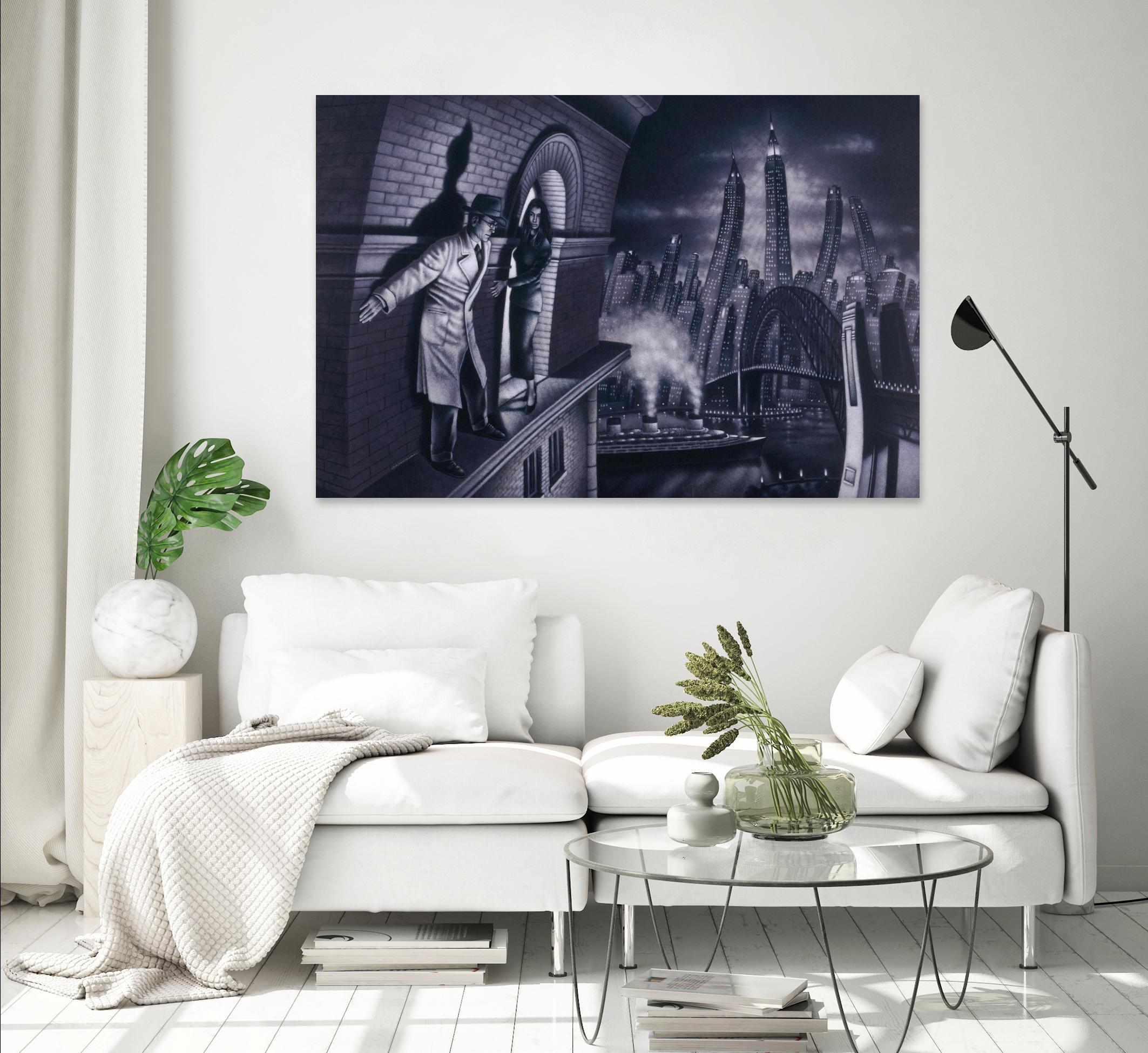 Série noire 3 by Alain Cardinal on GIANT ART - black black & white la nuit