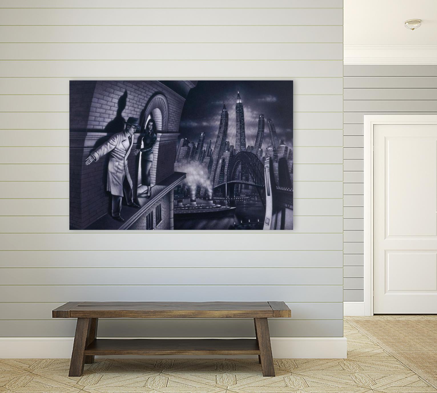 Série noire 3 by Alain Cardinal on GIANT ART - black black & white la nuit