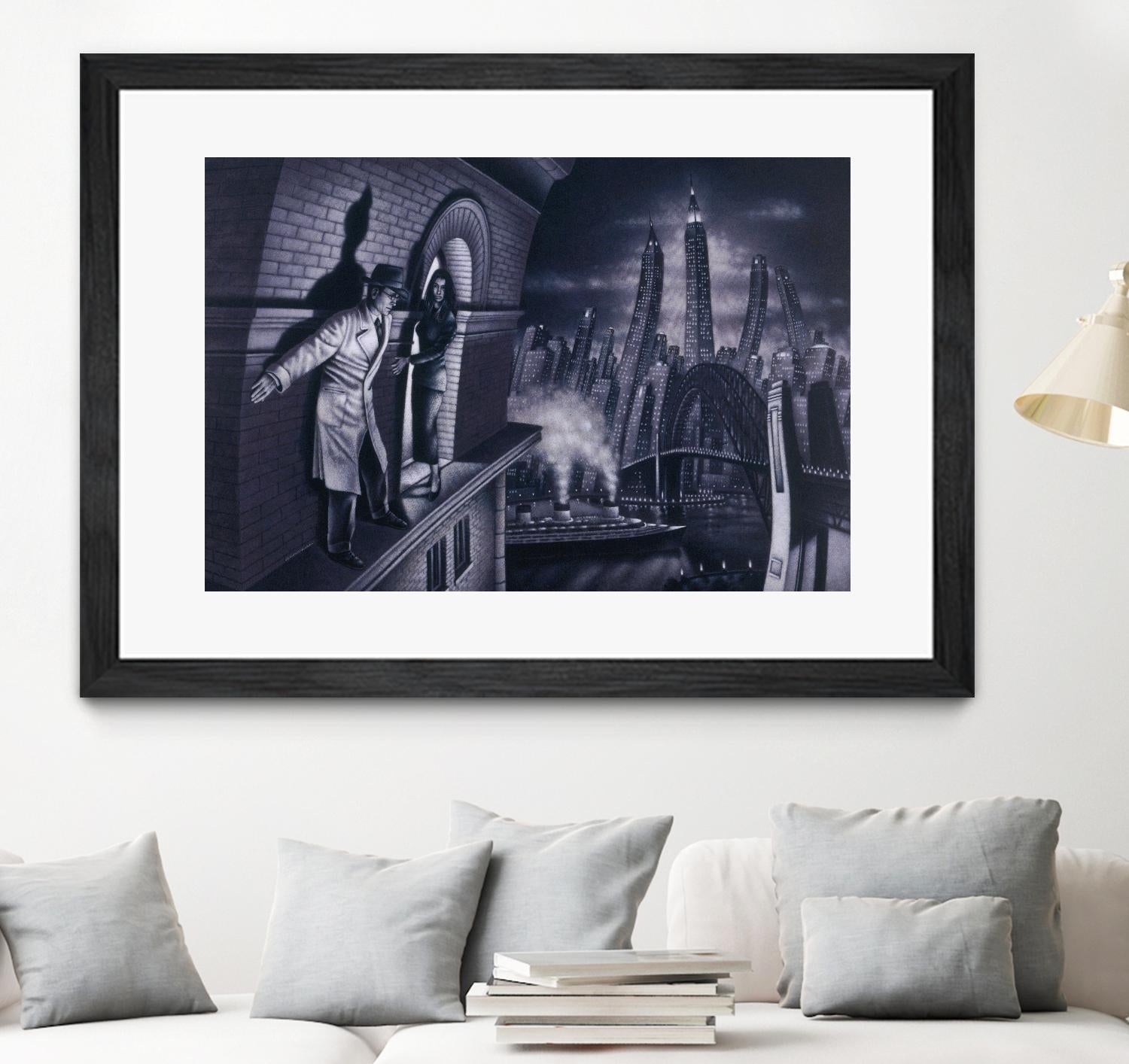 Série noire 3 by Alain Cardinal on GIANT ART - black black & white la nuit