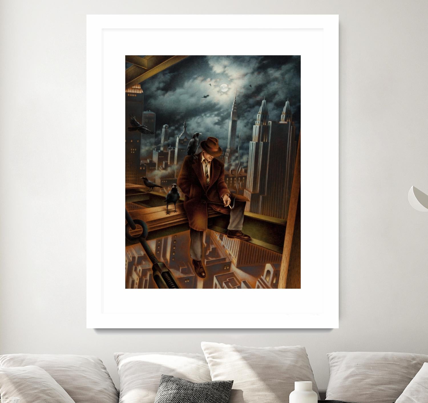 Dr. Orpheus by Alain Cardinal on GIANT ART - rust figurative poutre