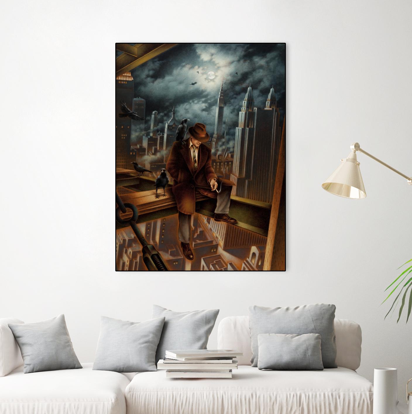 Dr. Orpheus by Alain Cardinal on GIANT ART - rust figurative poutre