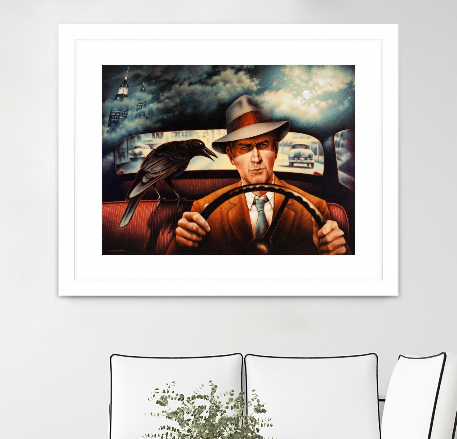 Dr. Alfred & Mr. James by Alain Cardinal on GIANT ART - beige figurative artistes du québec