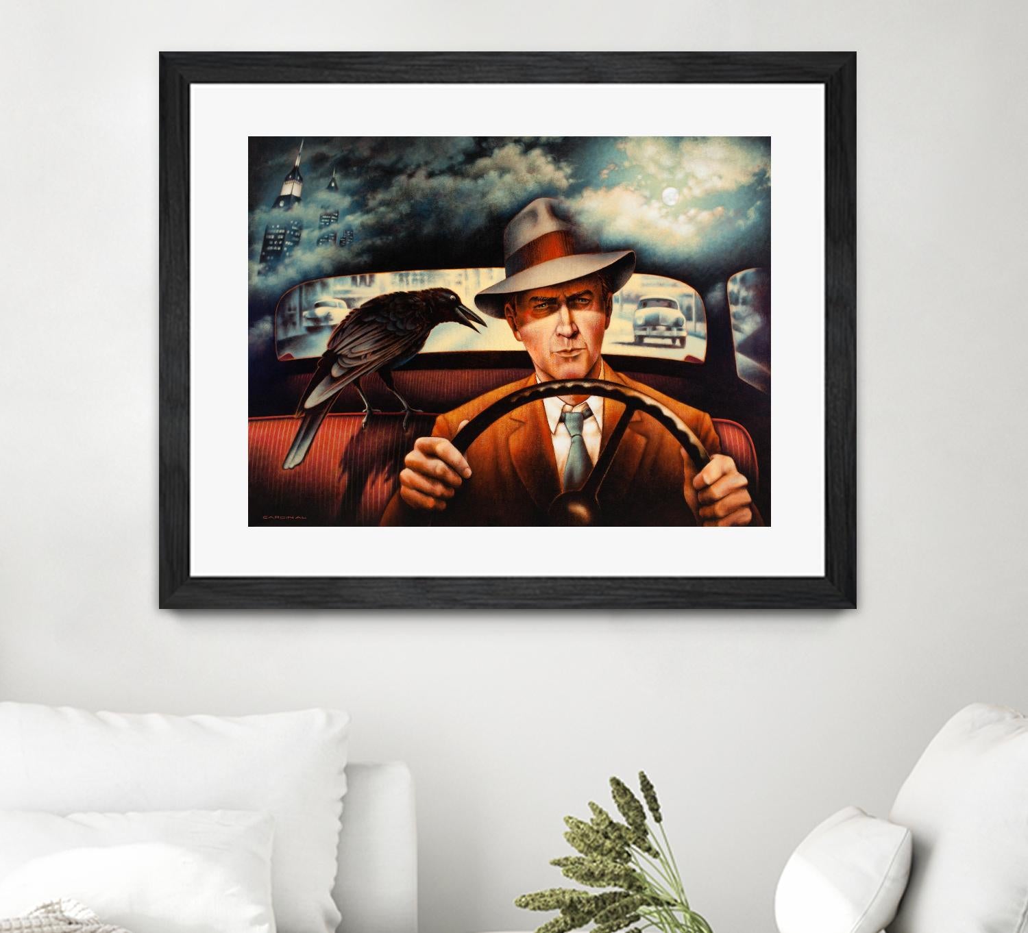 Dr. Alfred & Mr. James by Alain Cardinal on GIANT ART - beige figurative artistes du québec