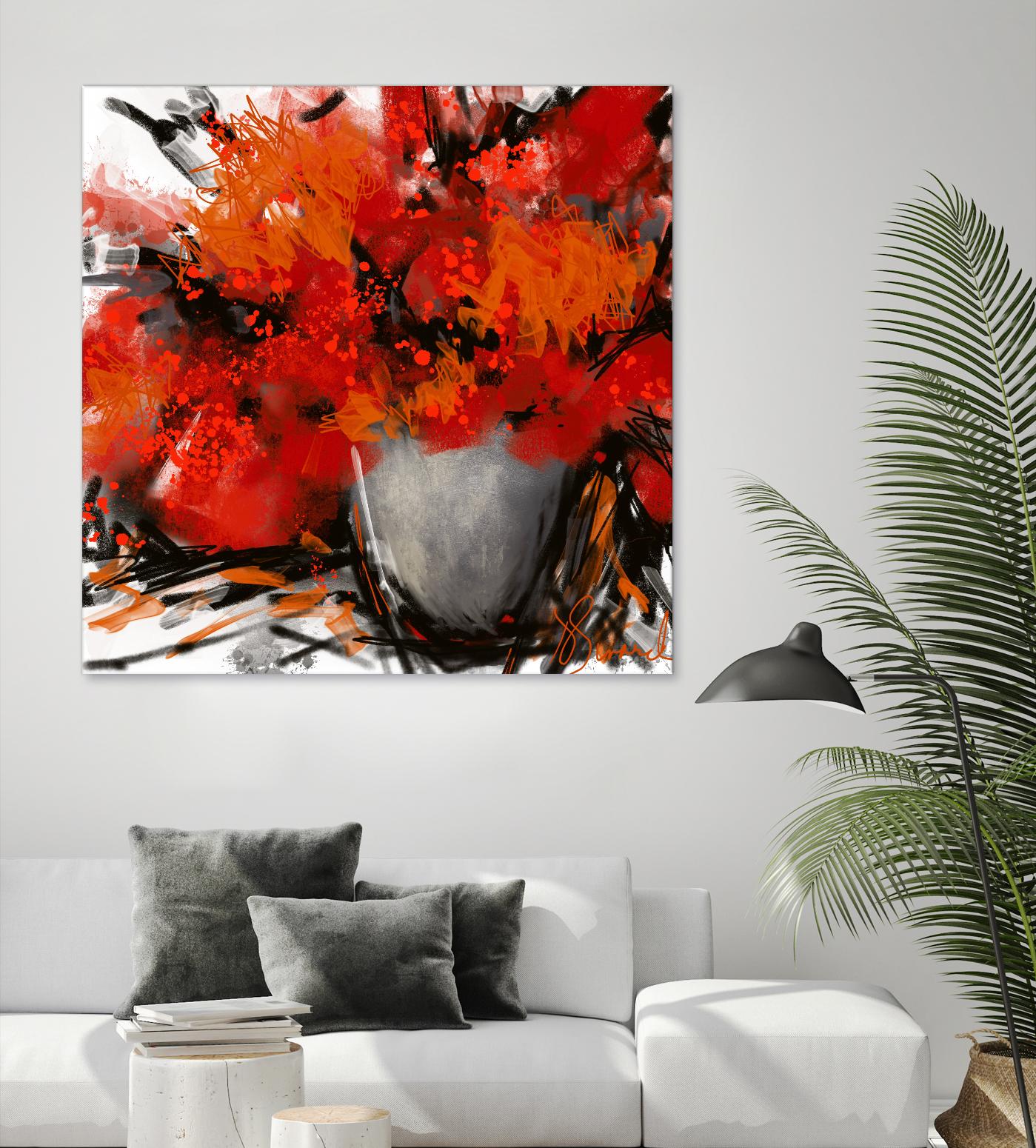 Tangerino by Doris Savard on GIANT ART - orange digital contemporary