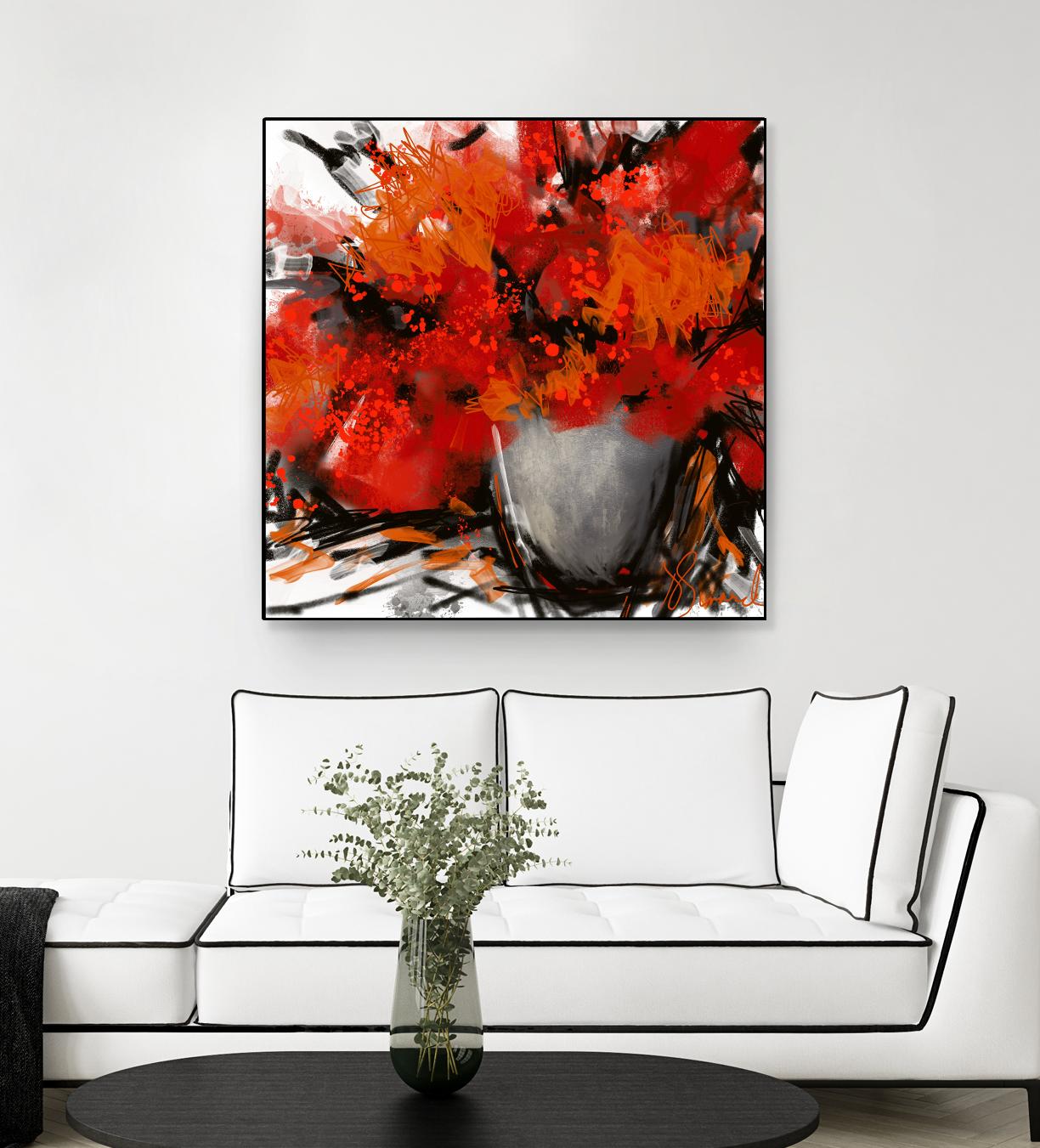 Tangerino by Doris Savard on GIANT ART - orange digital contemporary
