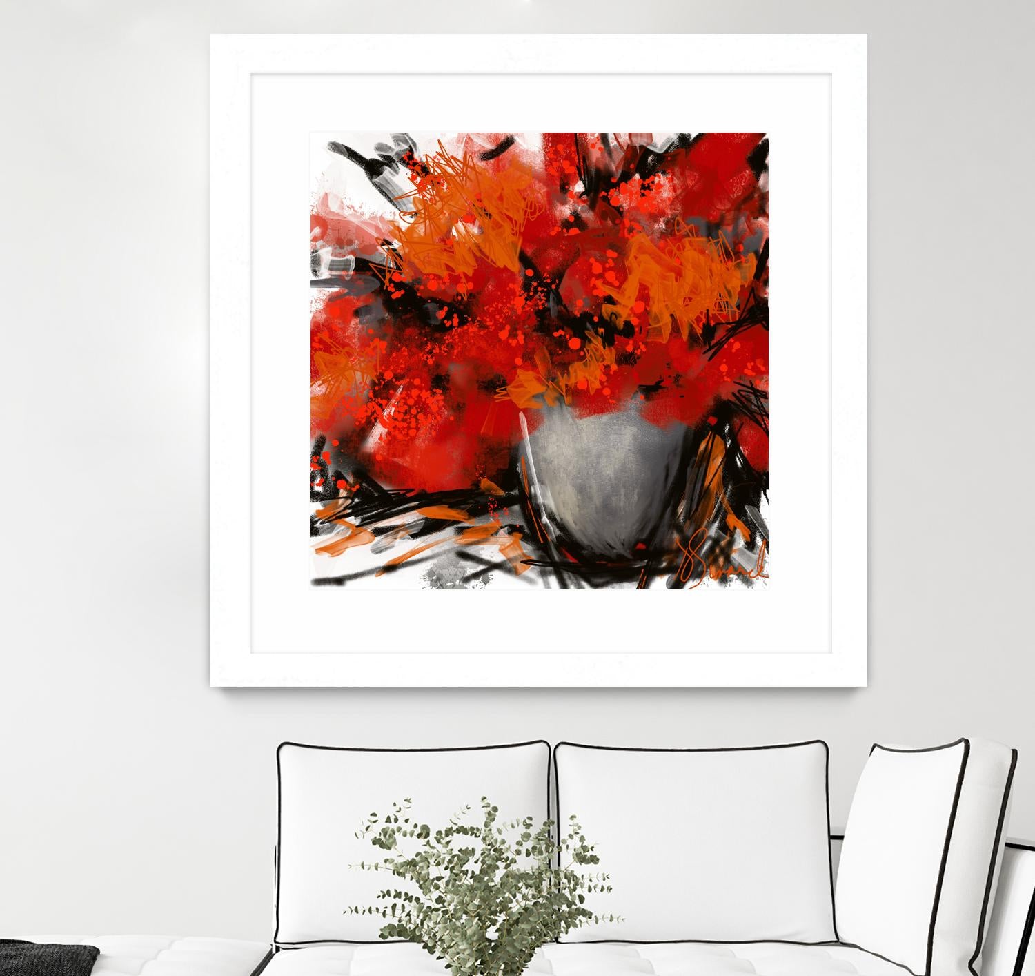 Tangerino by Doris Savard on GIANT ART - orange digital contemporary