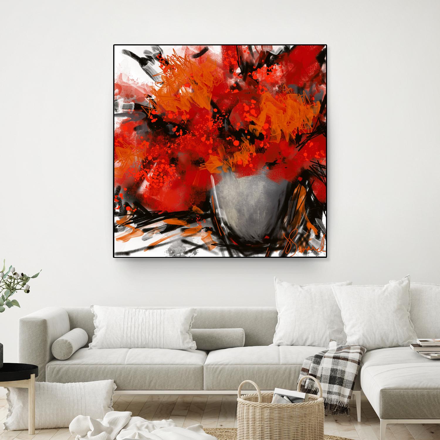 Tangerino by Doris Savard on GIANT ART - orange digital contemporary