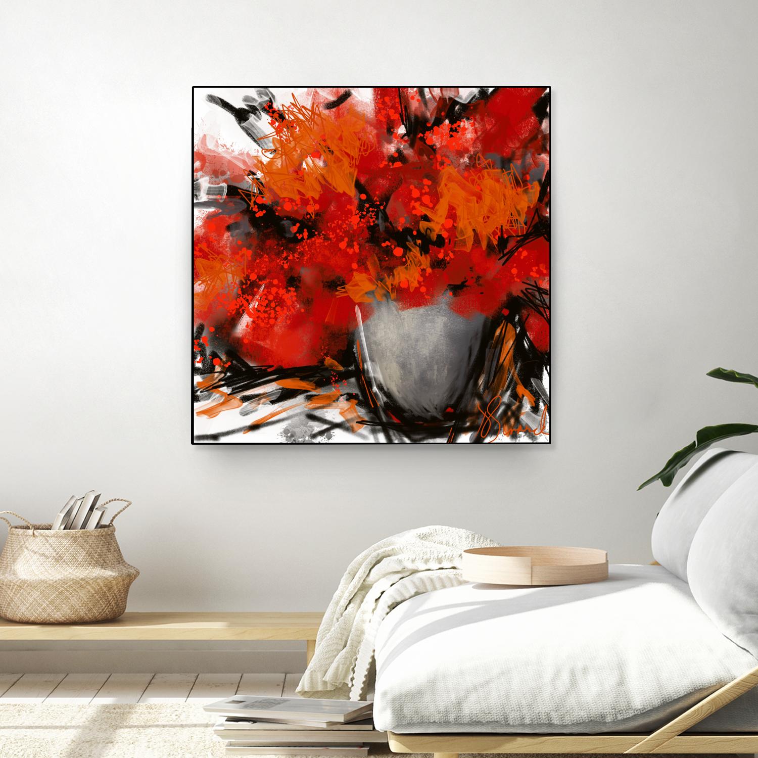 Tangerino by Doris Savard on GIANT ART - orange digital contemporary