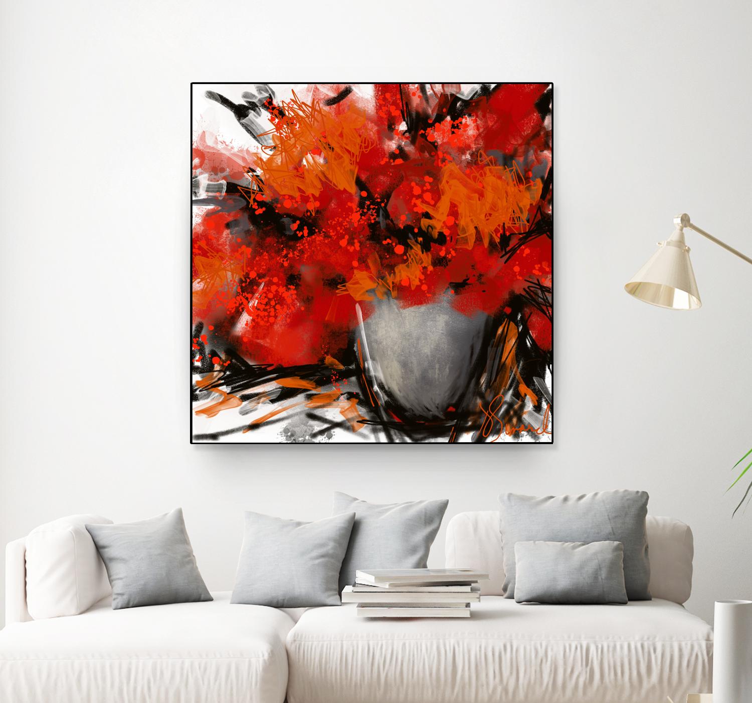 Tangerino by Doris Savard on GIANT ART - orange digital contemporary