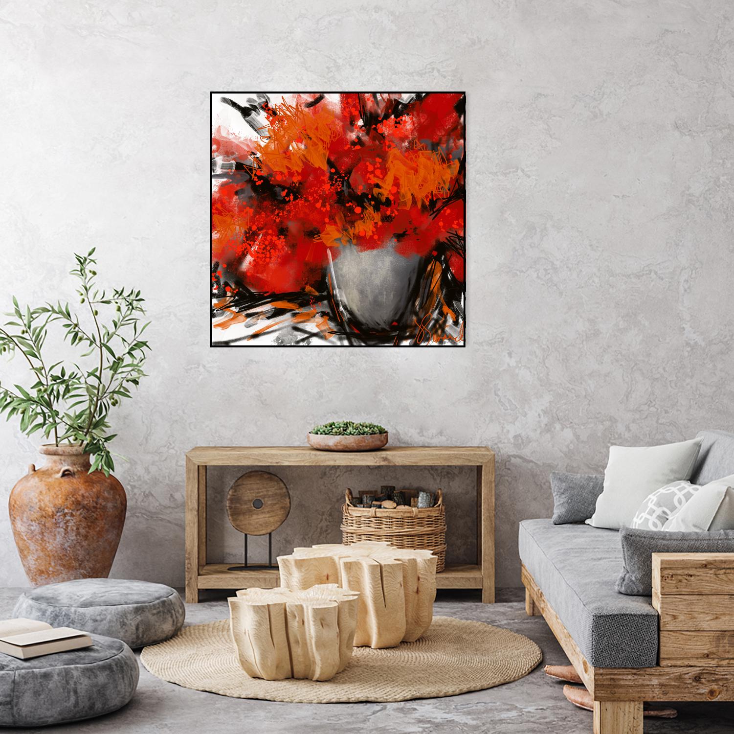 Tangerino by Doris Savard on GIANT ART - orange digital contemporary
