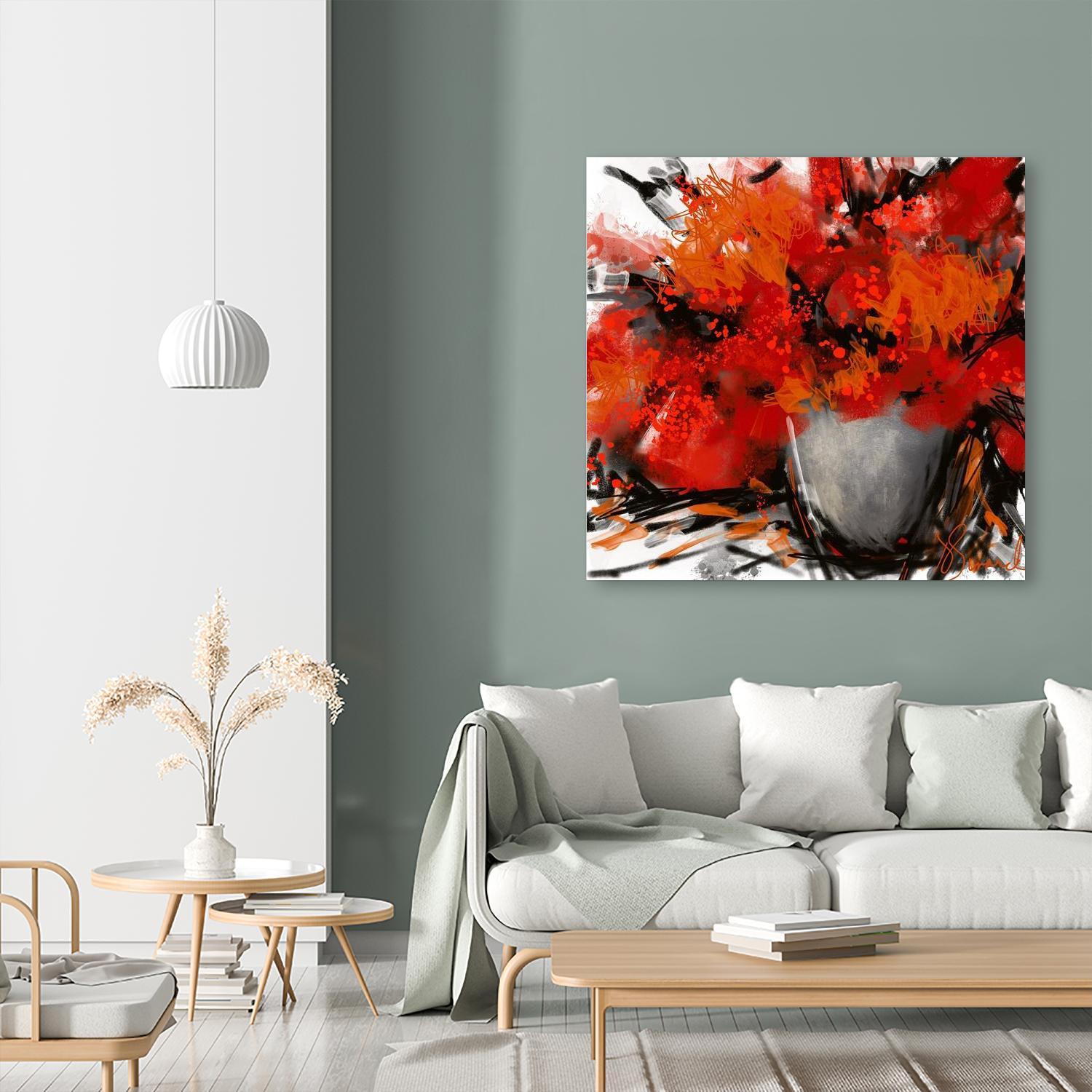 Tangerino by Doris Savard on GIANT ART - orange digital quebec artists