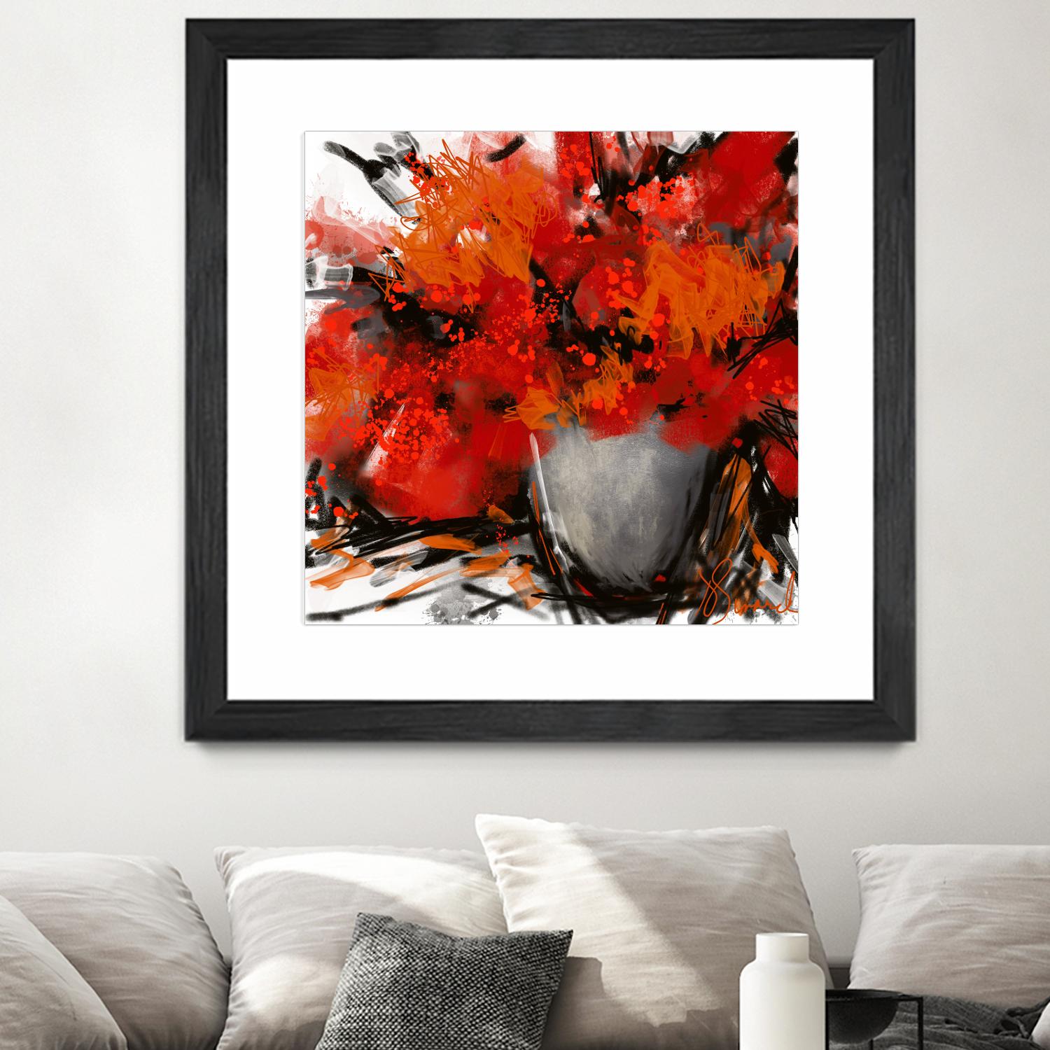 Tangerino by Doris Savard on GIANT ART - orange digital contemporary