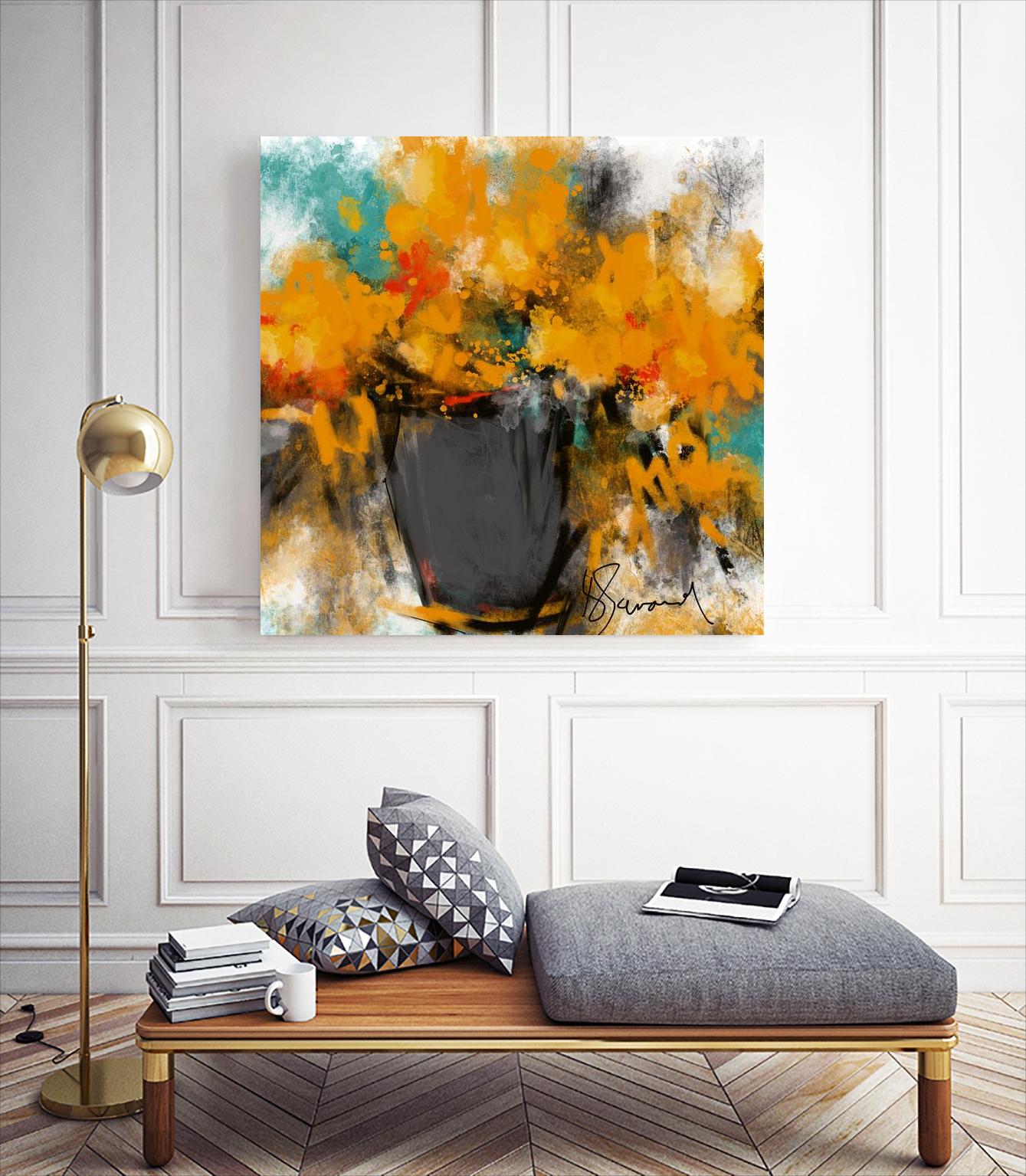 Spring time by Doris Savard on GIANT ART - yellow digital canadian artists