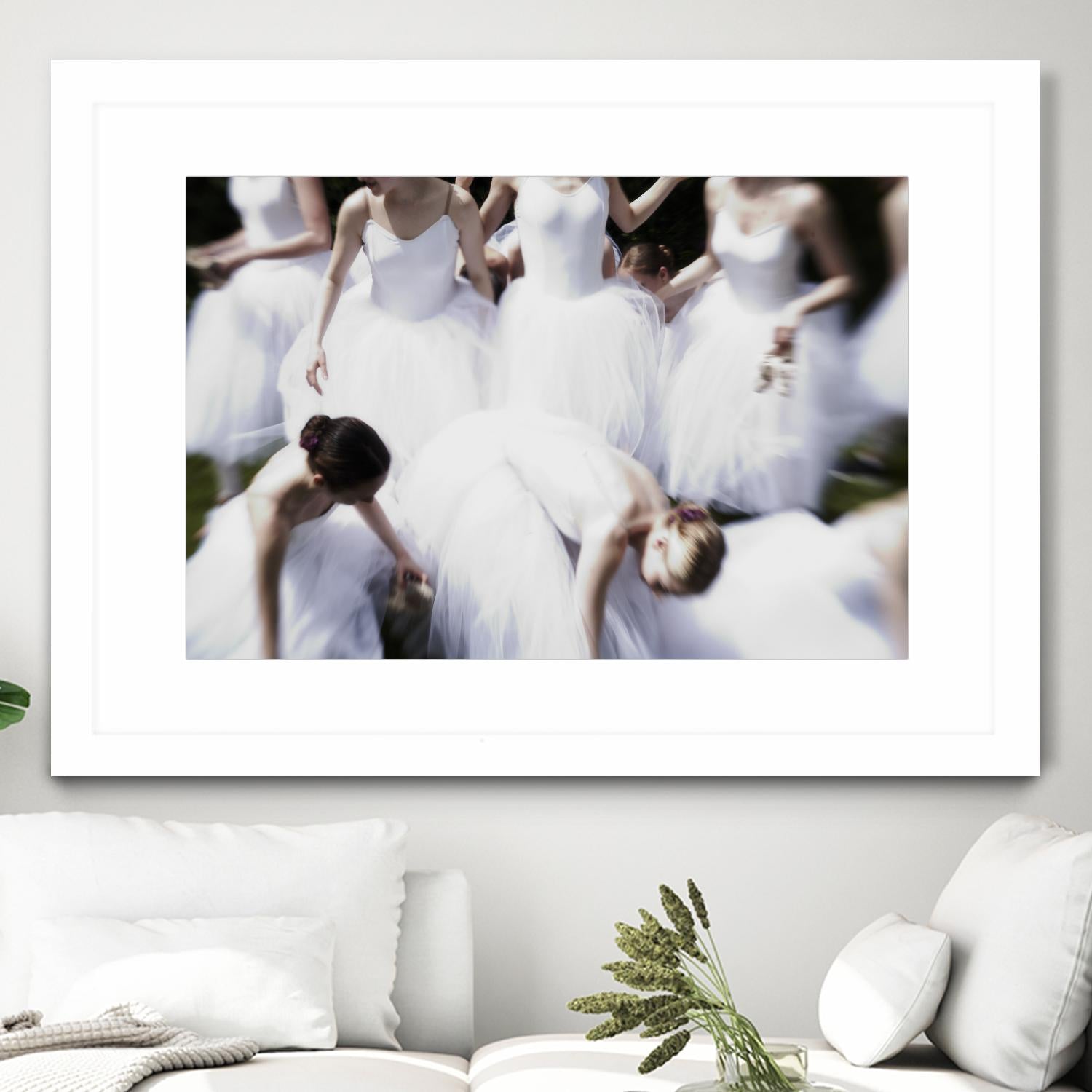 White Ballerina's by Peter Morneau on GIANT ART - white figurative artistes du québec