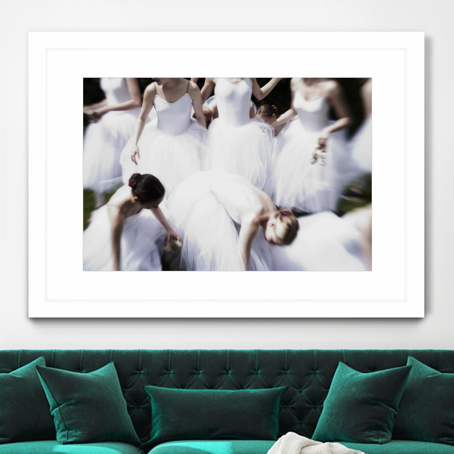 White Ballerina's by Peter Morneau on GIANT ART - white figurative artistes du québec