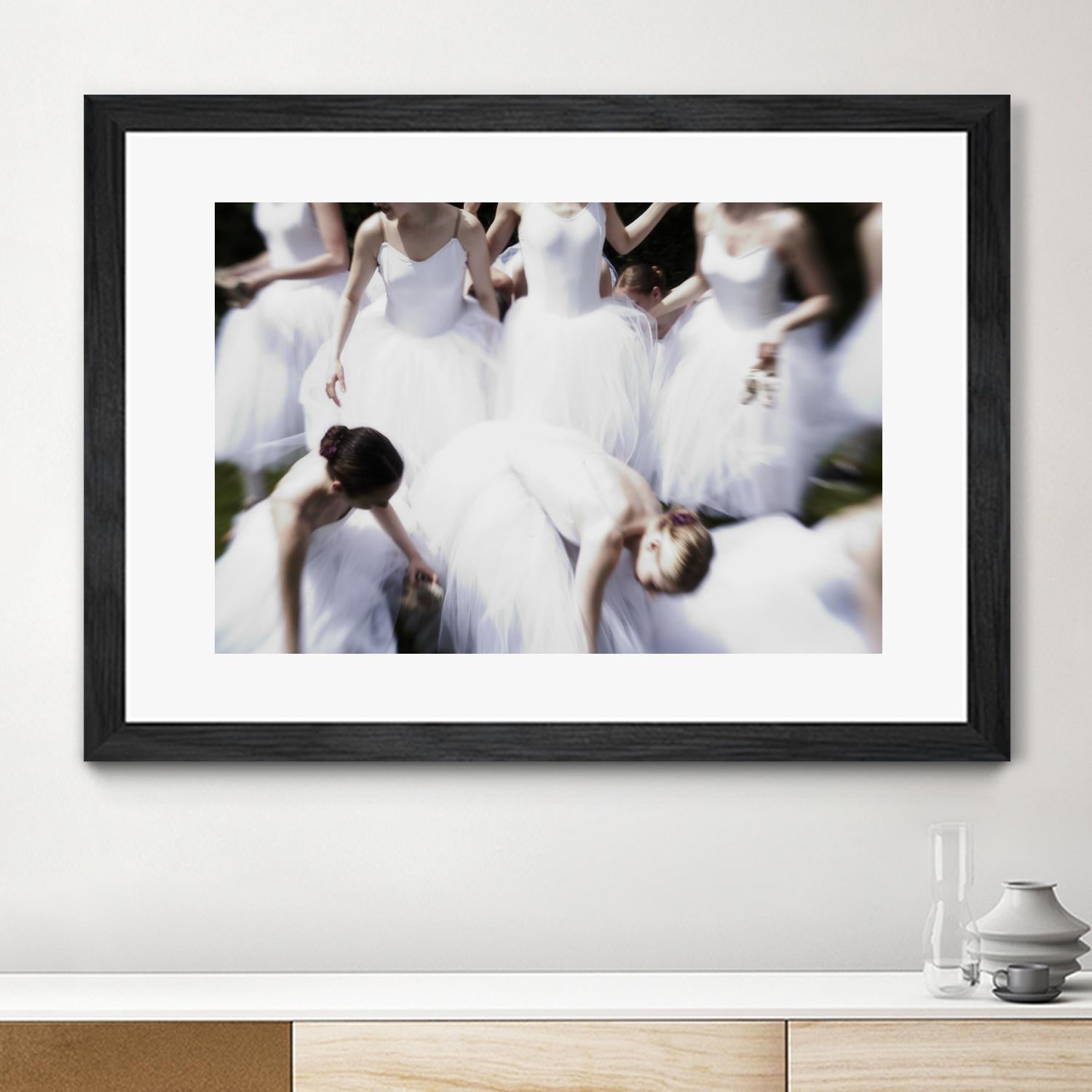 White Ballerina's by Peter Morneau on GIANT ART - white figurative artistes du québec