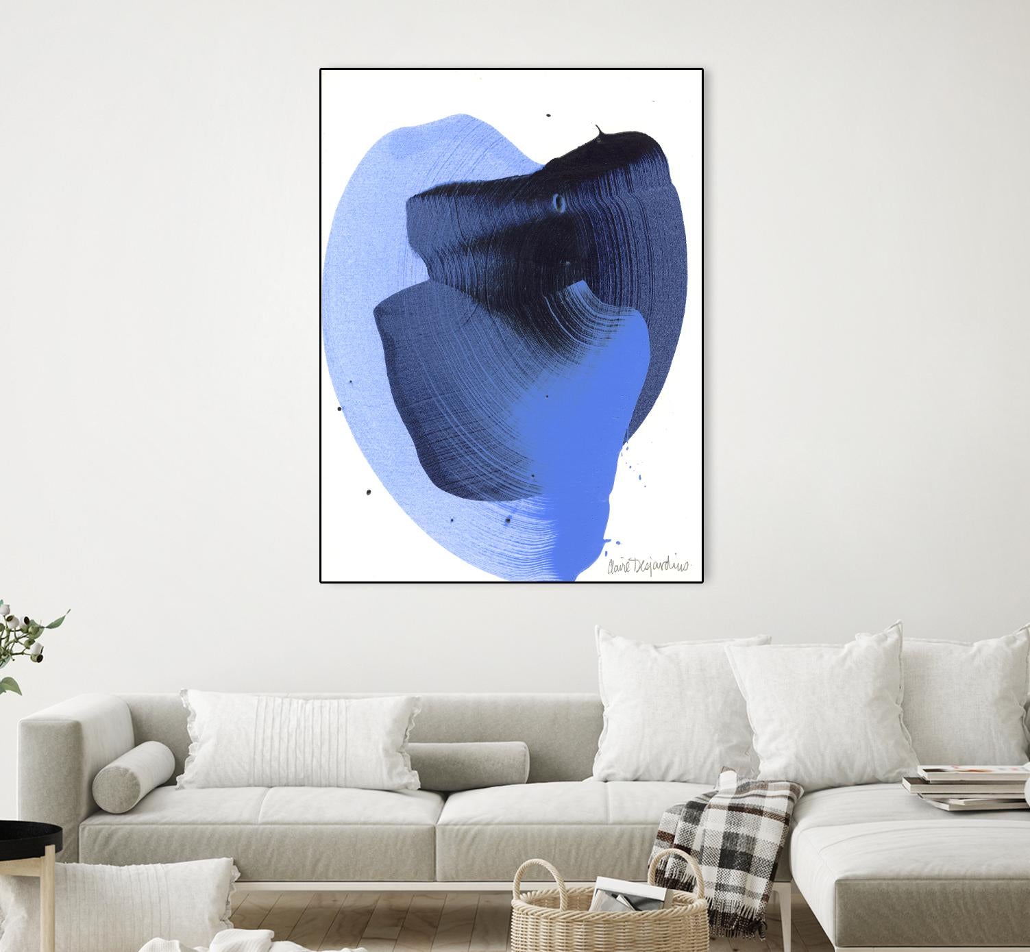 The space in between 43 by Claire Desjardins on GIANT ART - blue abstract