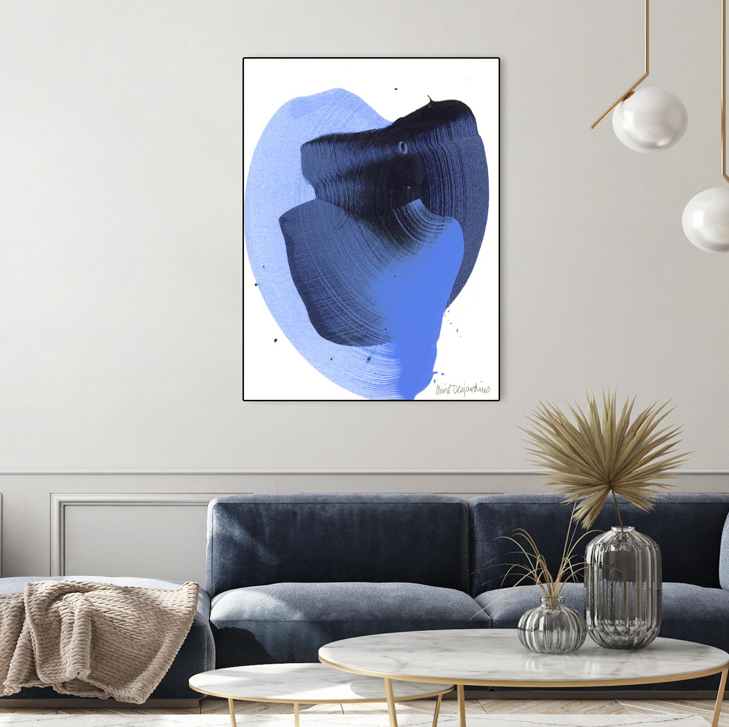 The space in between 43 by Claire Desjardins on GIANT ART - blue abstract