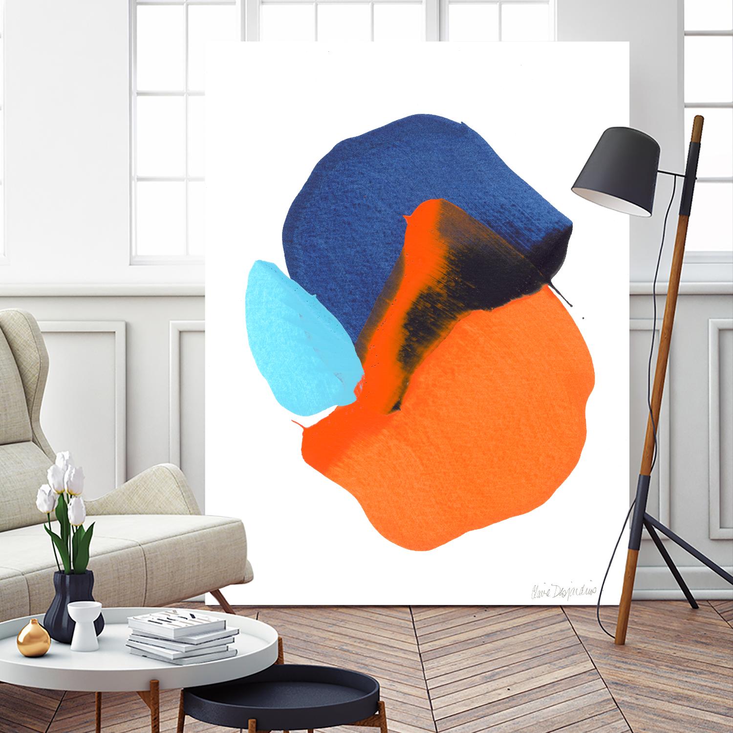 The space in between 63 by Claire Desjardins on GIANT ART - blue abstract