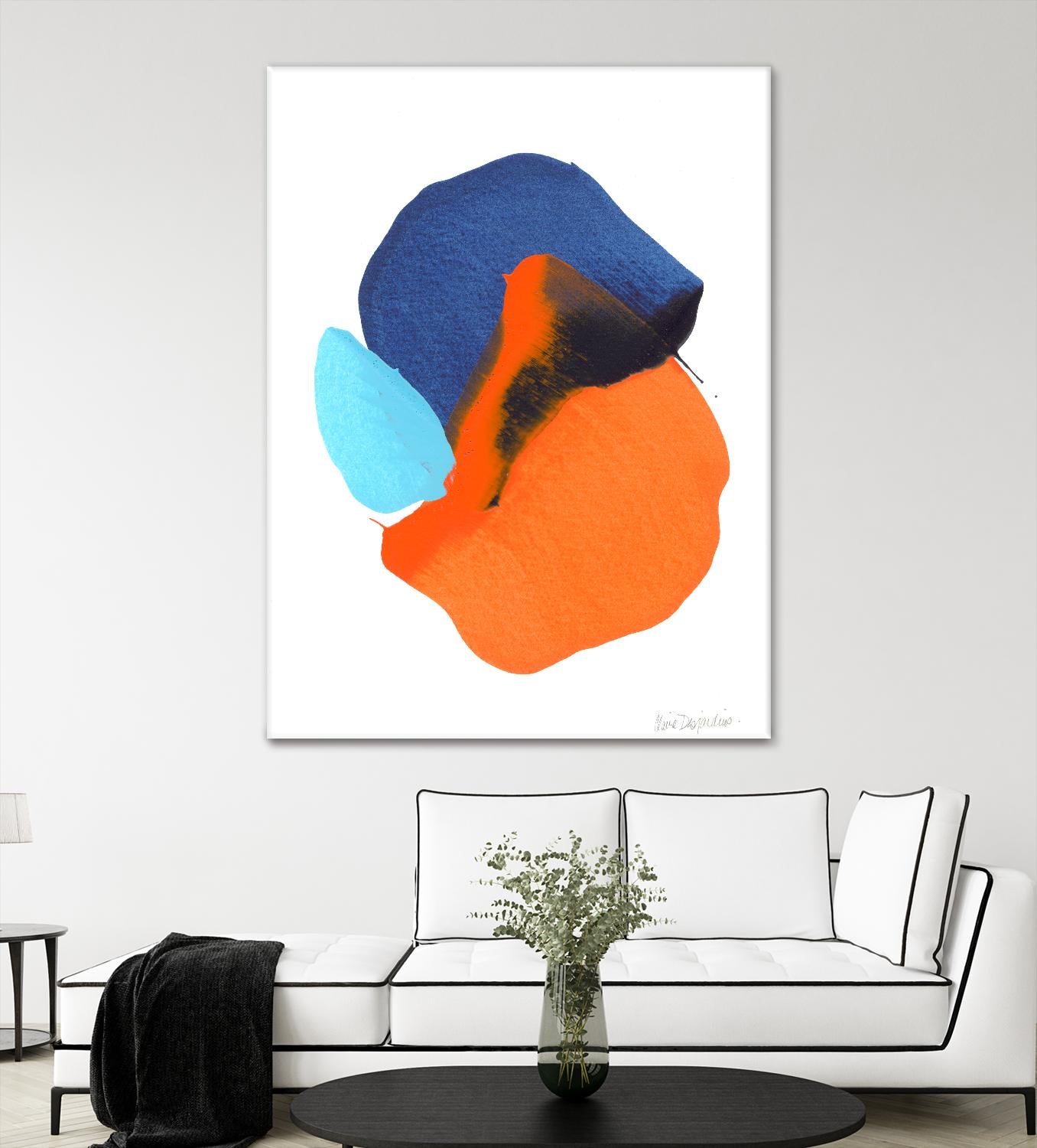 The space in between 63 by Claire Desjardins on GIANT ART - blue abstract