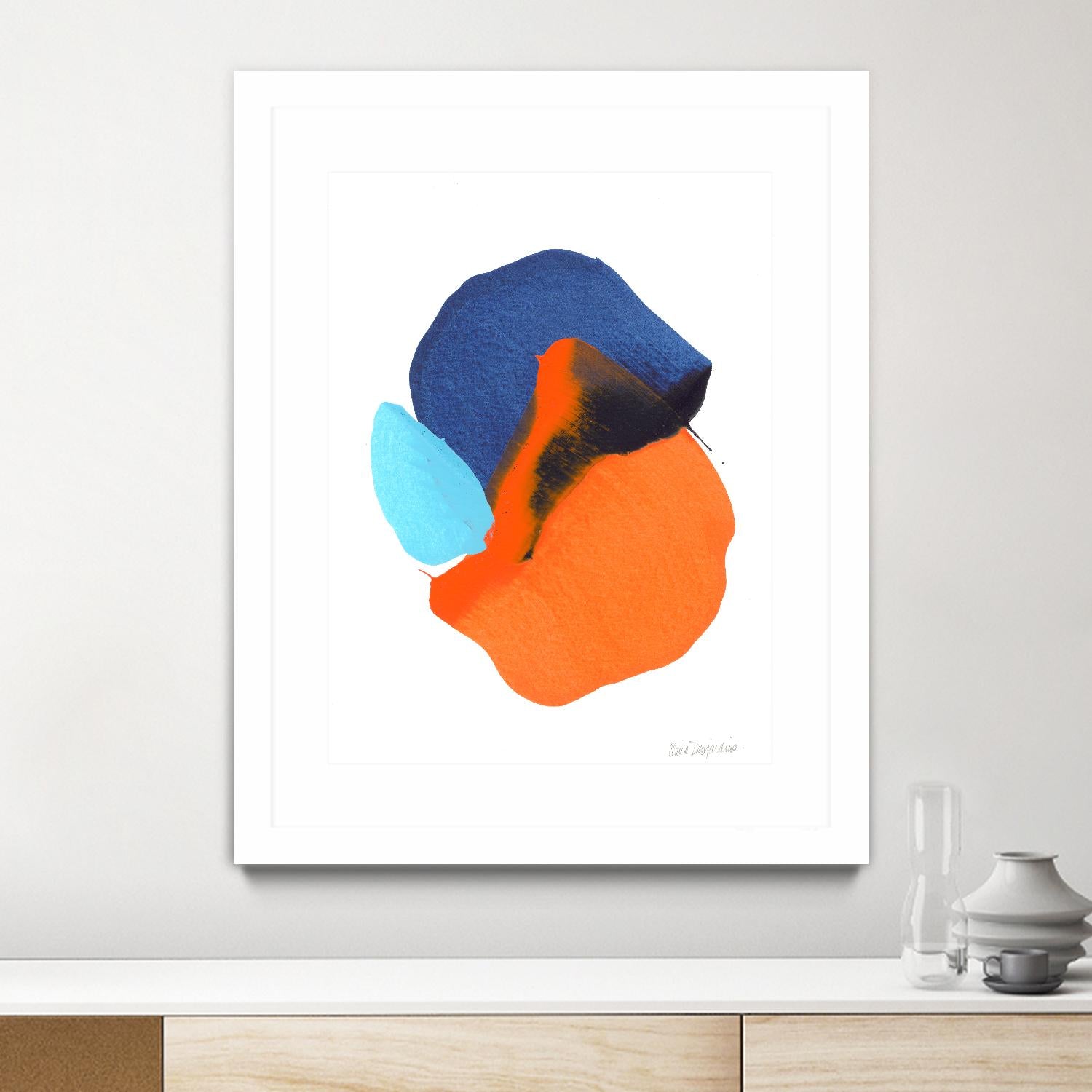 The space in between 63 by Claire Desjardins on GIANT ART - orange abstract