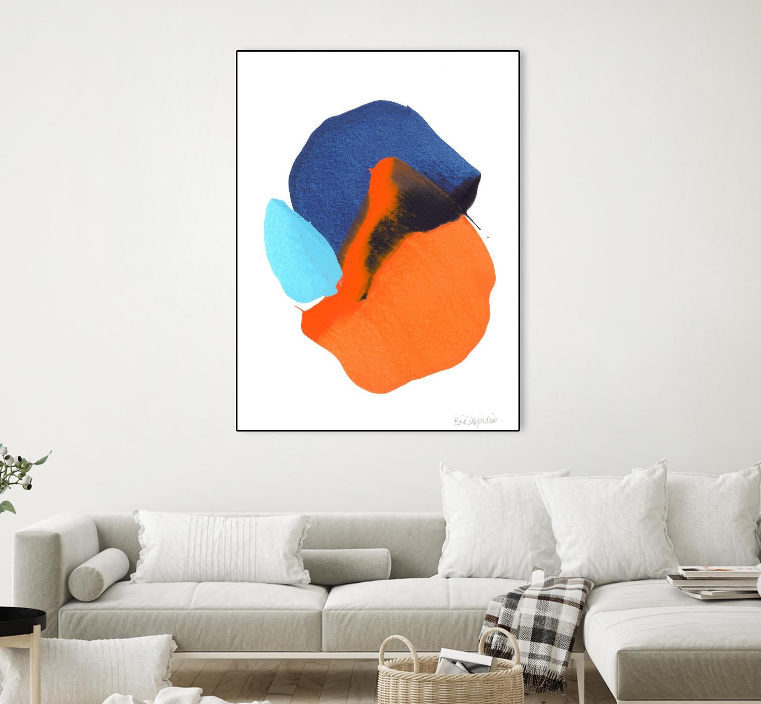 The space in between 63 by Claire Desjardins on GIANT ART - blue abstract