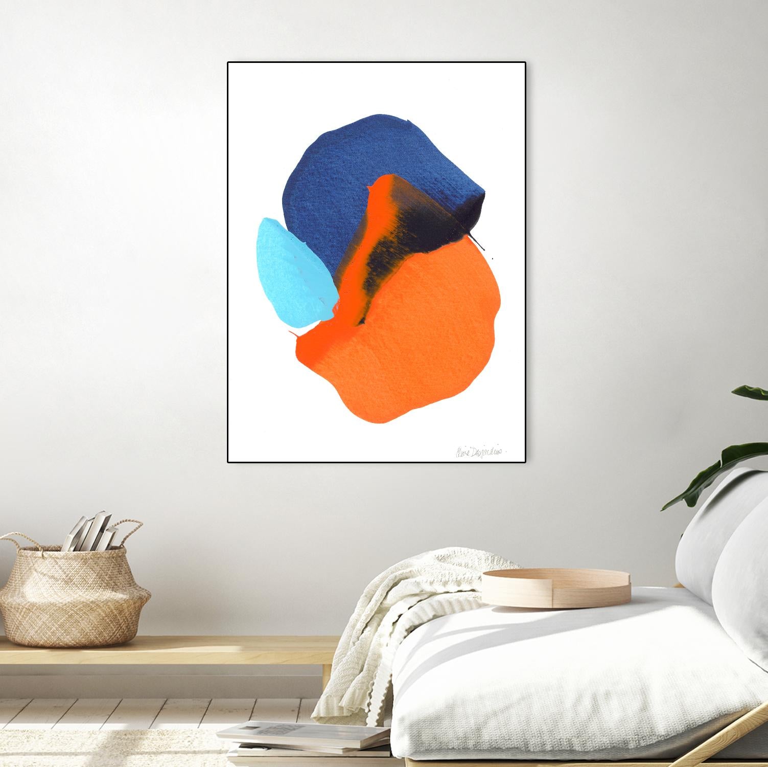 The space in between 63 by Claire Desjardins on GIANT ART - blue abstract