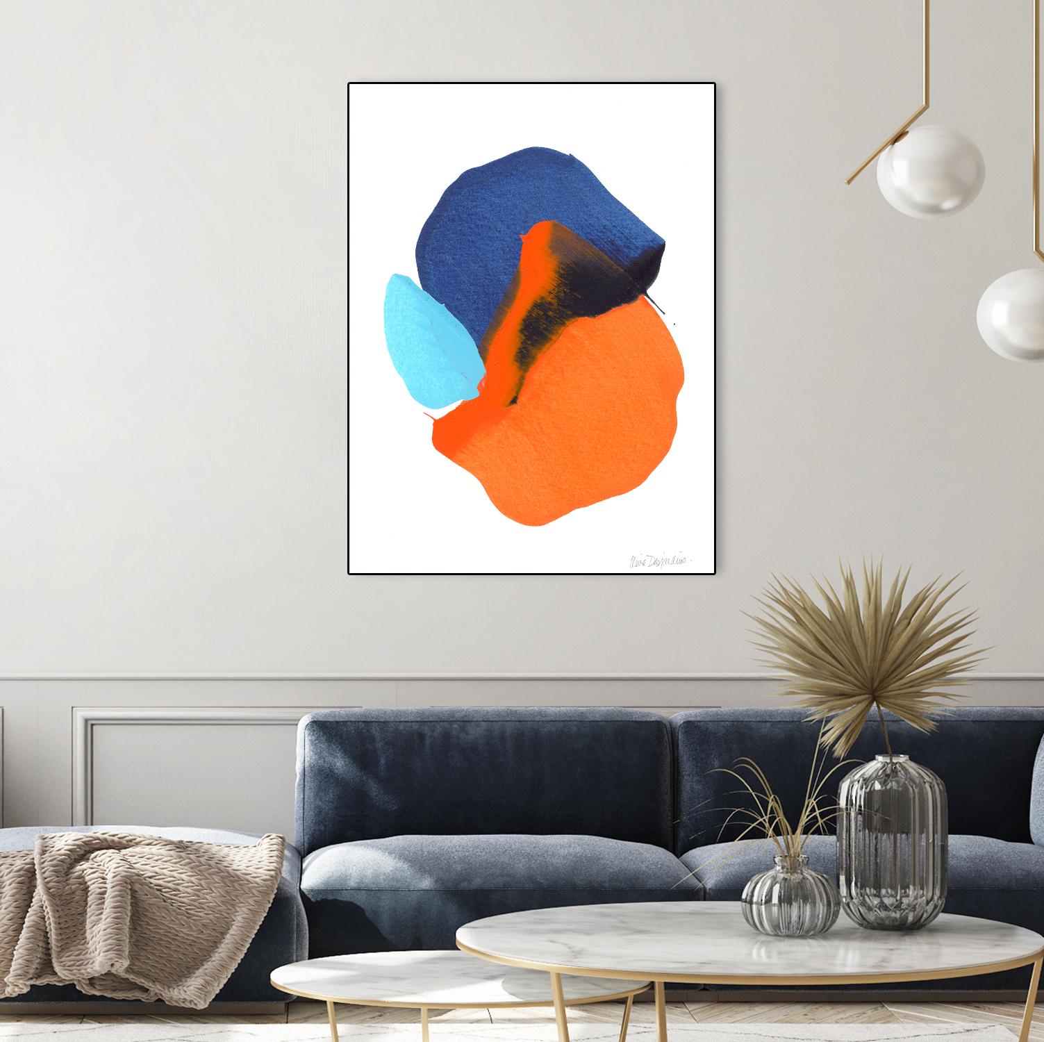 The space in between 63 by Claire Desjardins on GIANT ART - blue abstract