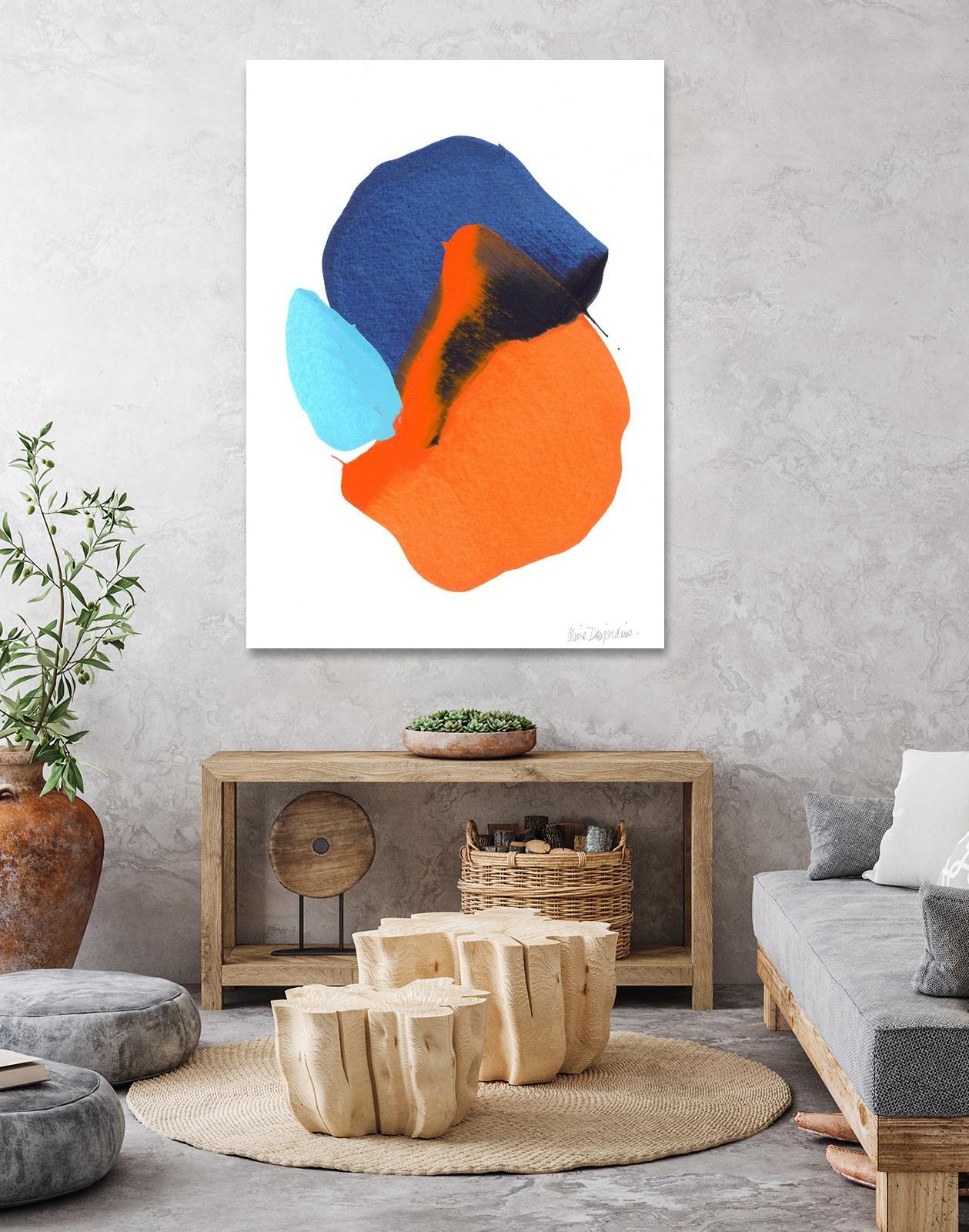 The space in between 63 by Claire Desjardins on GIANT ART - orange abstract