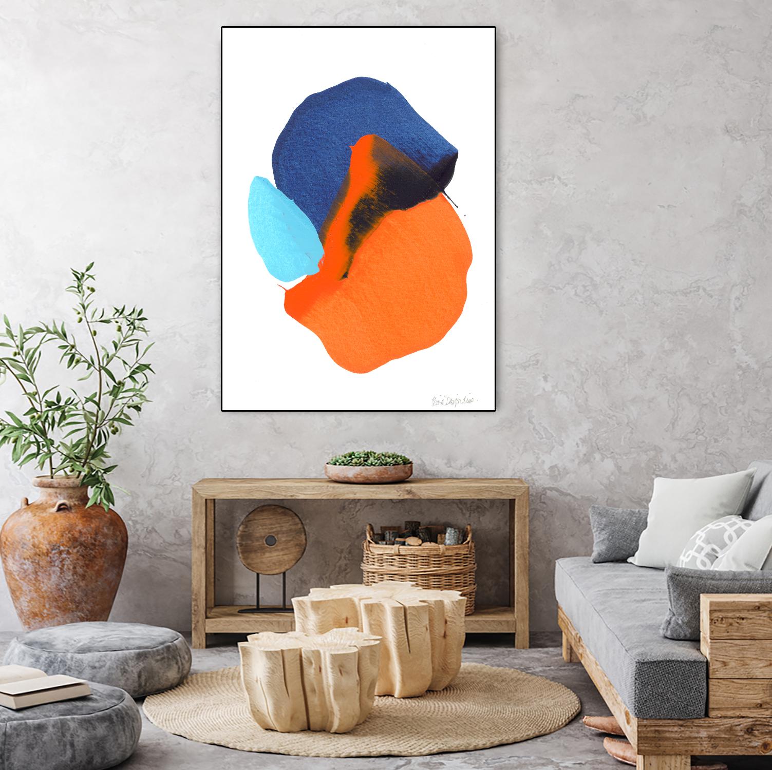 The space in between 63 by Claire Desjardins on GIANT ART - blue abstract