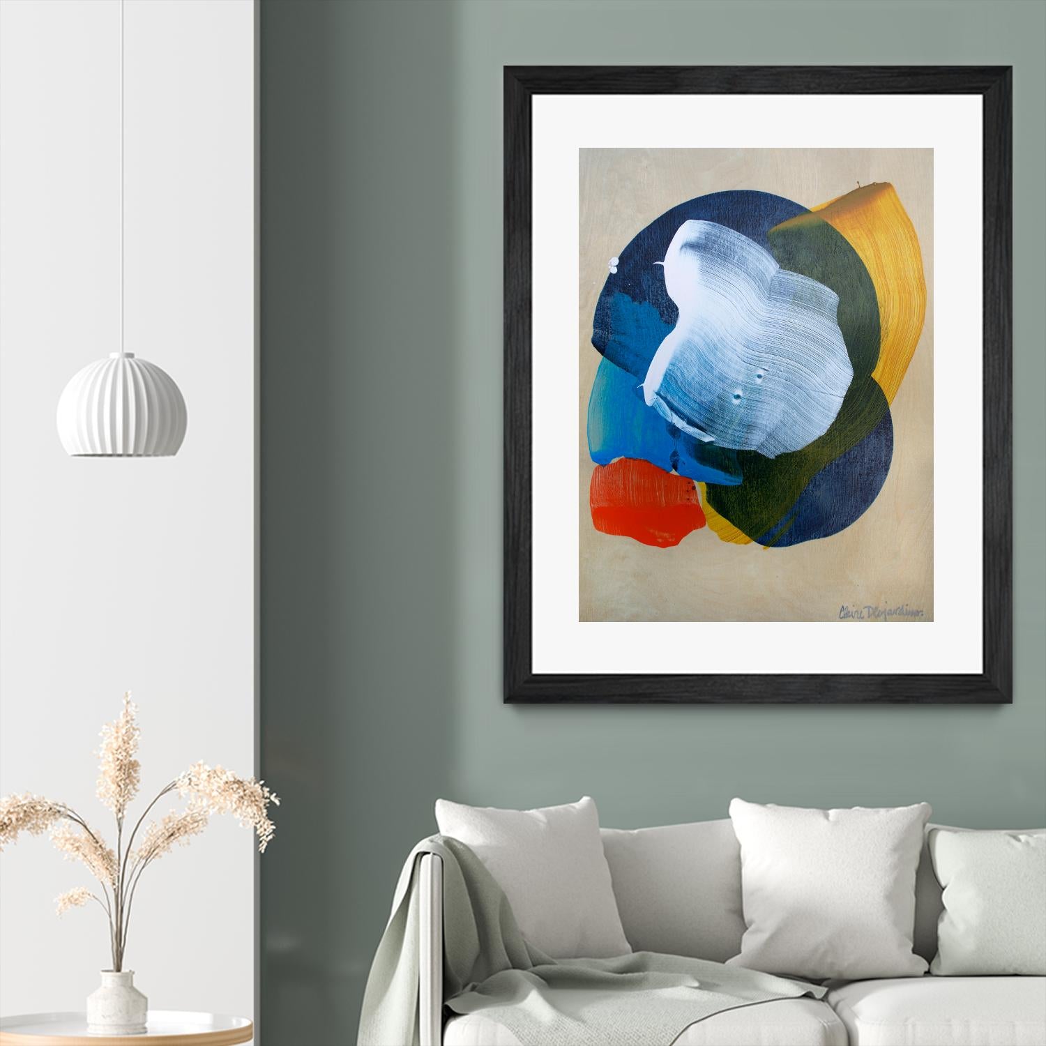 SoCal 01 by Claire Desjardins on GIANT ART - red abstract canadian